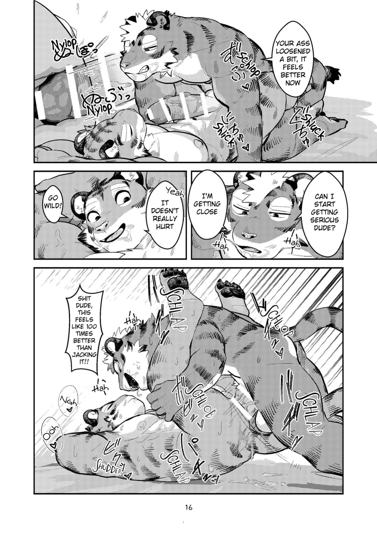 (Shinshun Kemoket 10) [Zerozero (Uro)] First time in the Tiger's 'Den'