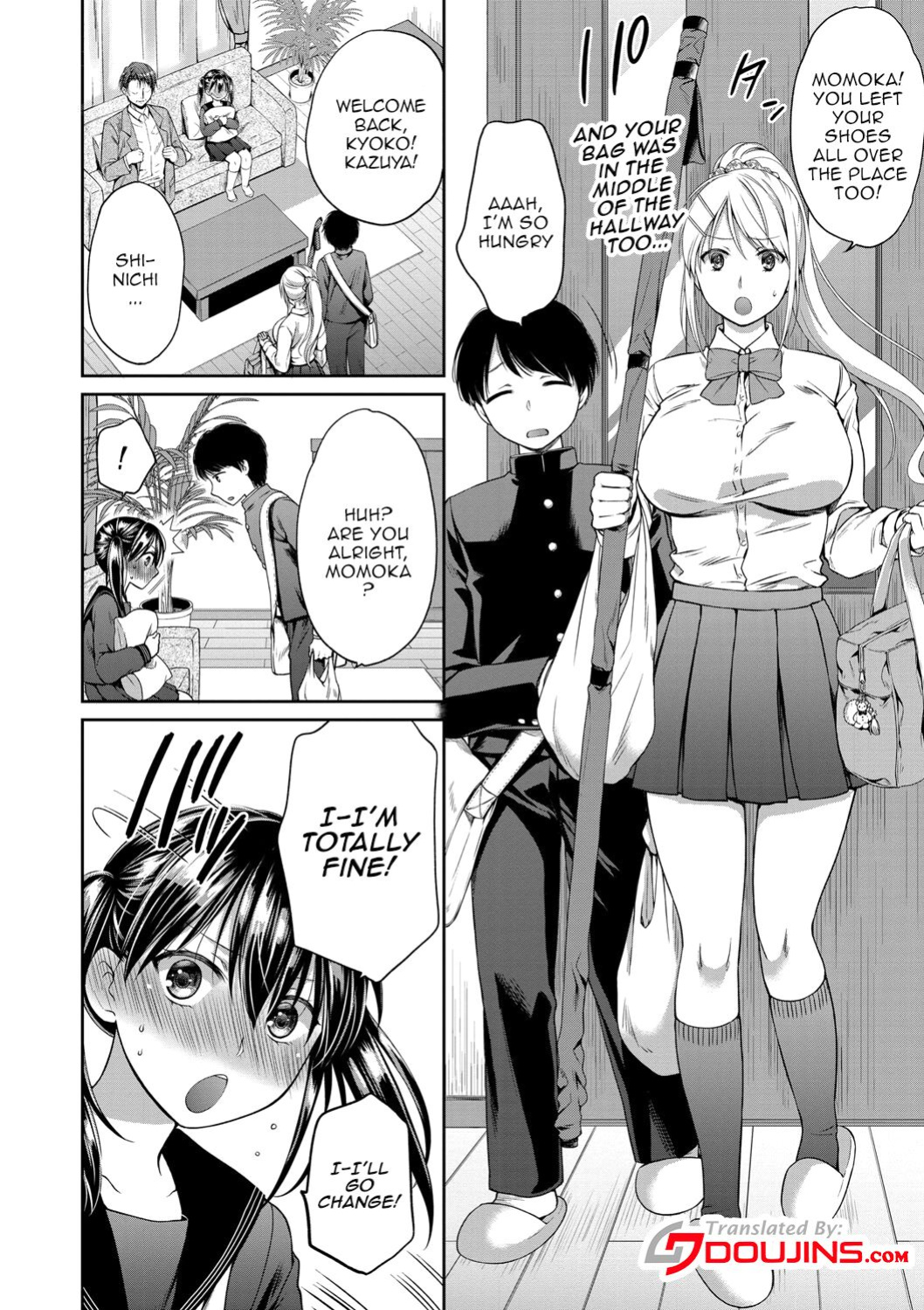[Harusawa] Nisemono Kazoku - Gifu ni Ochite Iku Musume | Daughter Falling Into Stepfather Ch.1-6