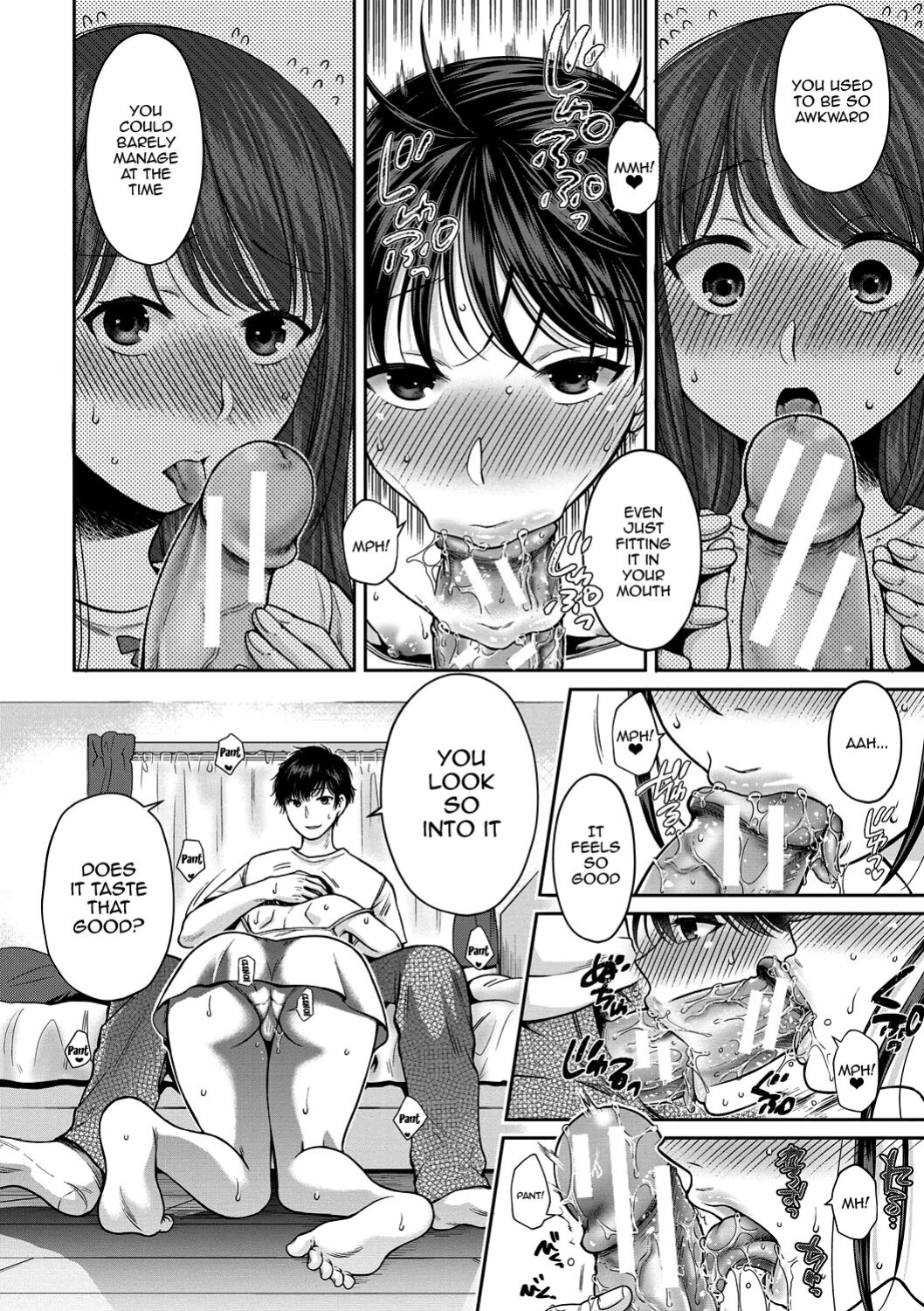 [Harusawa] Nisemono Kazoku - Gifu ni Ochite Iku Musume | Daughter Falling Into Stepfather Ch.1-6