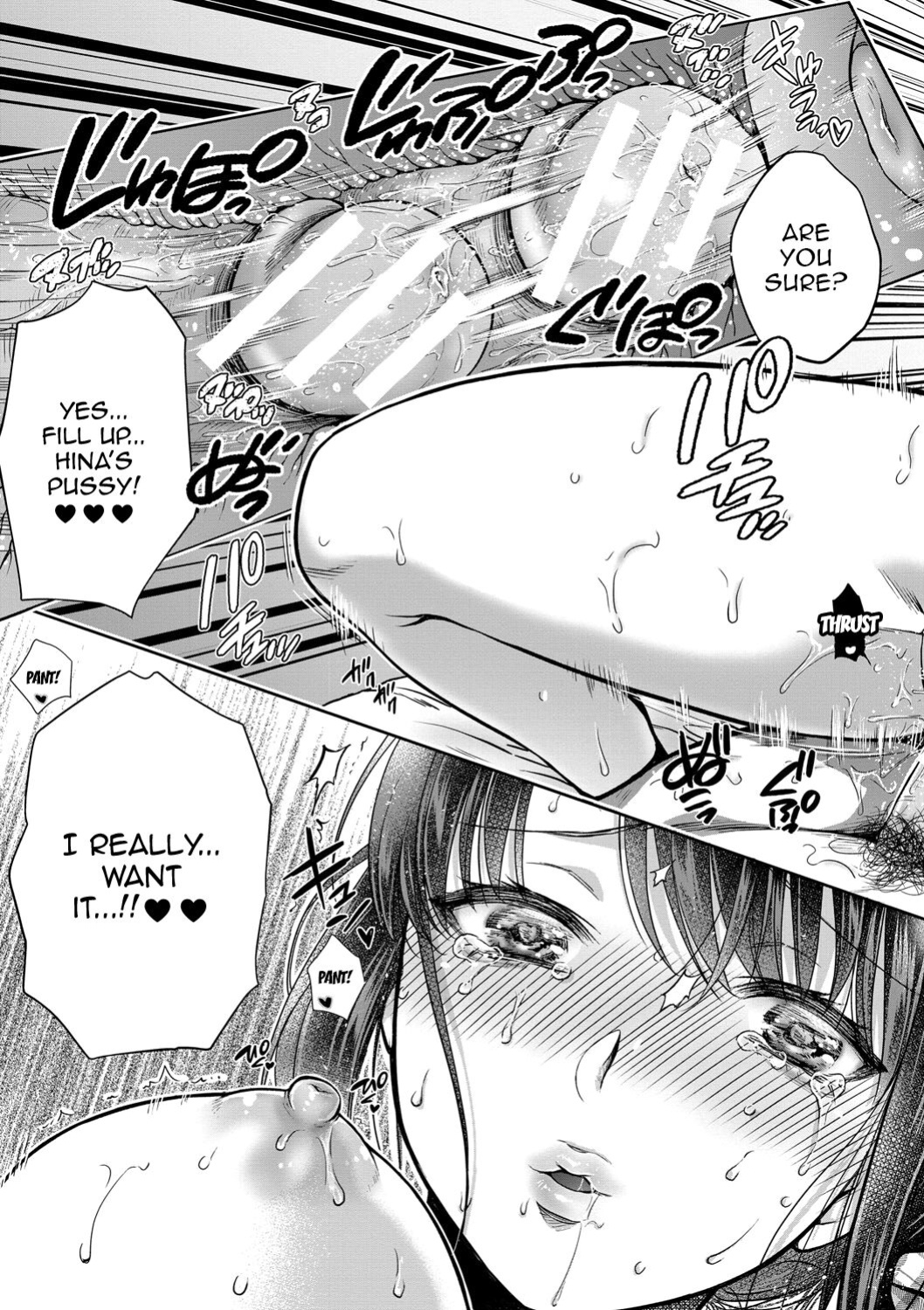 [Harusawa] Nisemono Kazoku - Gifu ni Ochite Iku Musume | Daughter Falling Into Stepfather Ch.1-6