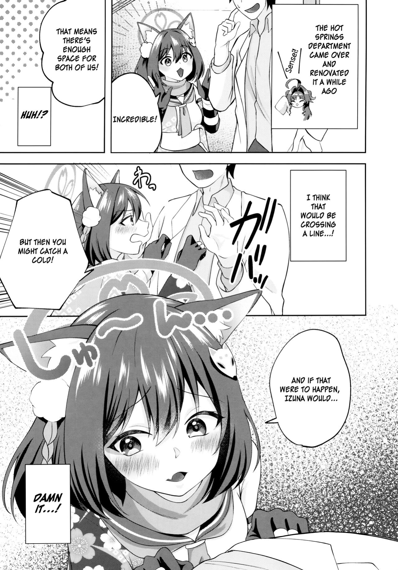 (C103) [Ringo Ameya (Aronyan)] Yuki wa Konkon Izuna no Manko (Blue Archive) [SDF]