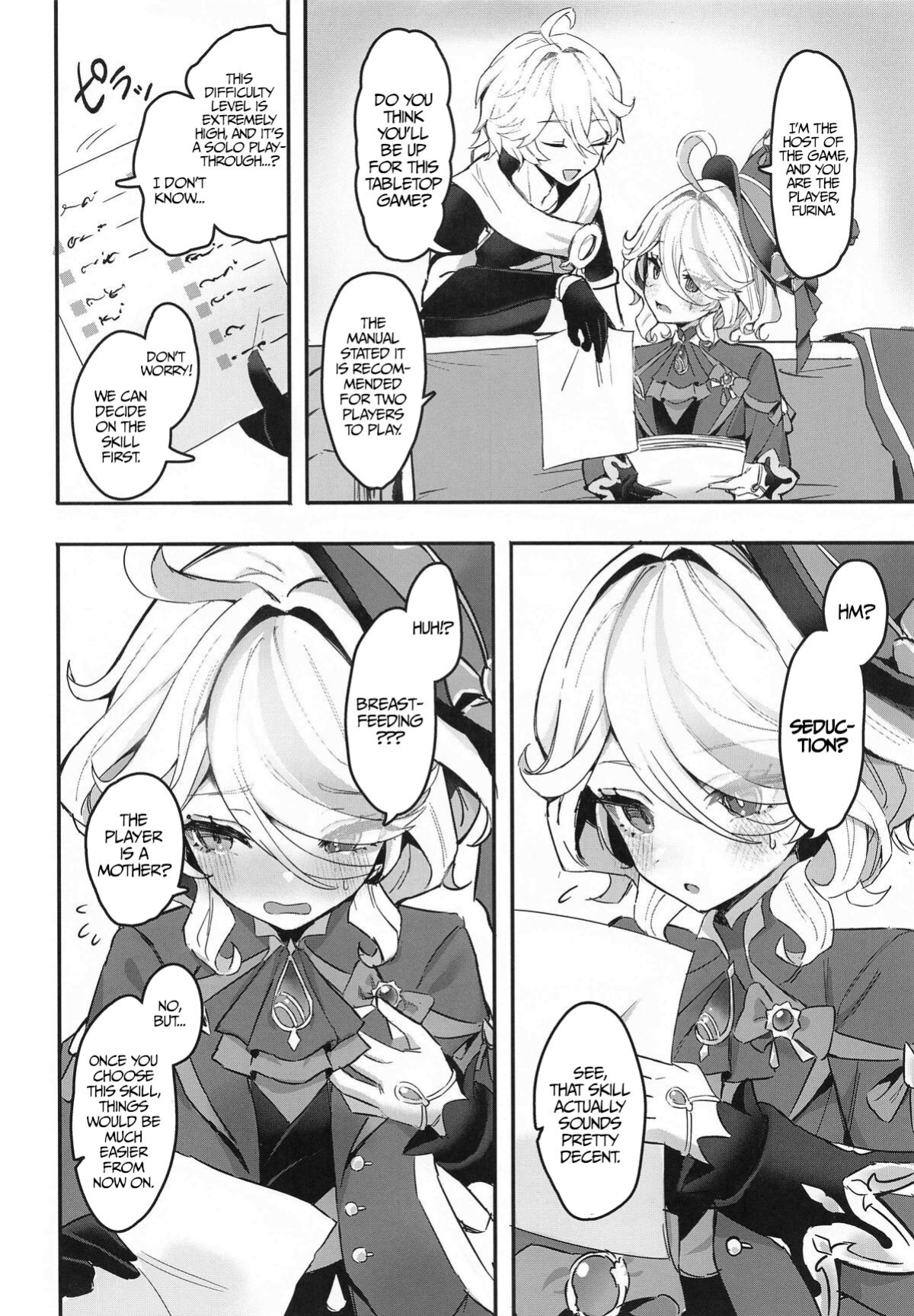 (C104) [GlowMercury (Sukoyakagumi)] Otona no Tetosia - The Tabletop Troupe for adults only (Genshin Impact) [LunaticSeibah]