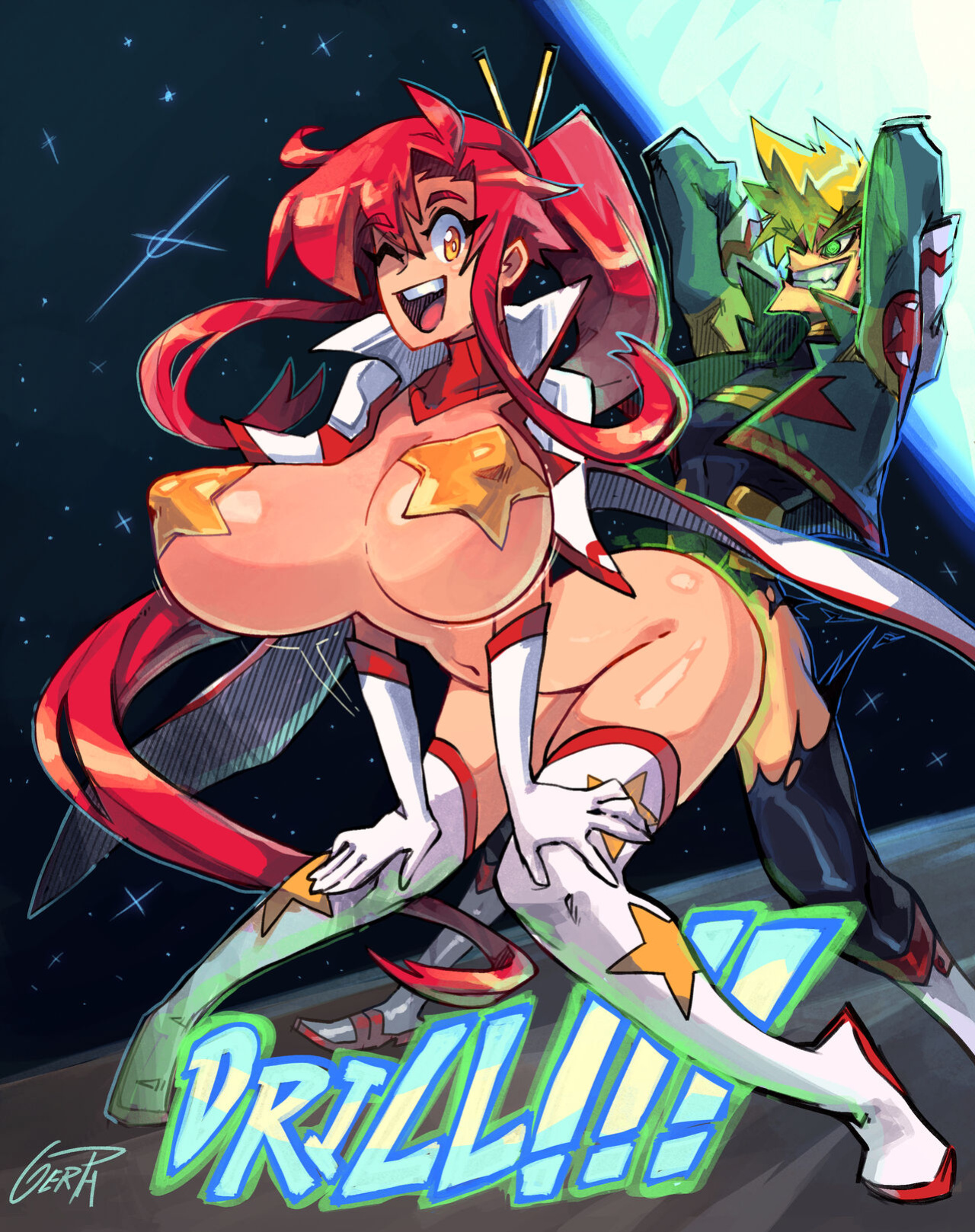 [Gerph] Yoko x Kitian: Drill Up! (Tengen Toppa Gurren Lagann)