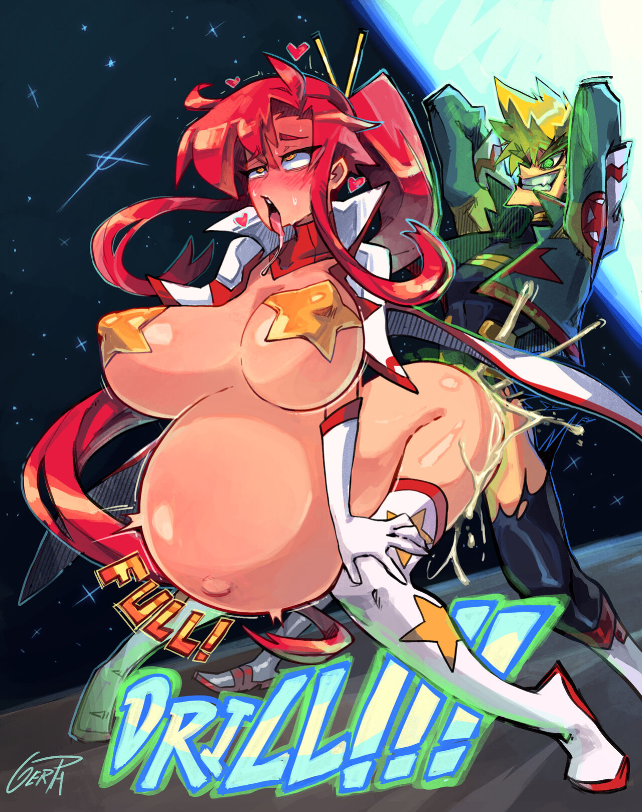 [Gerph] Yoko x Kitian: Drill Up! (Tengen Toppa Gurren Lagann)