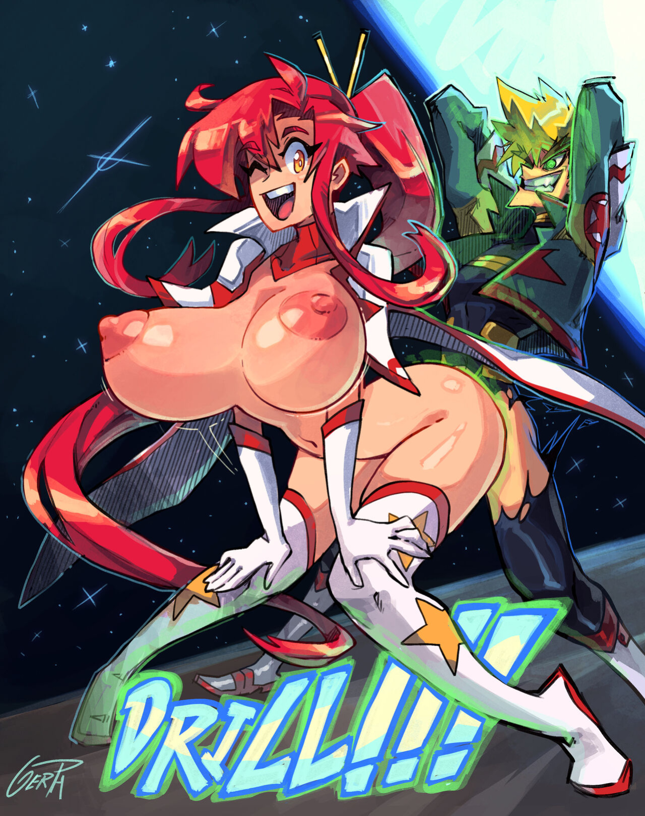 [Gerph] Yoko x Kitian: Drill Up! (Tengen Toppa Gurren Lagann)