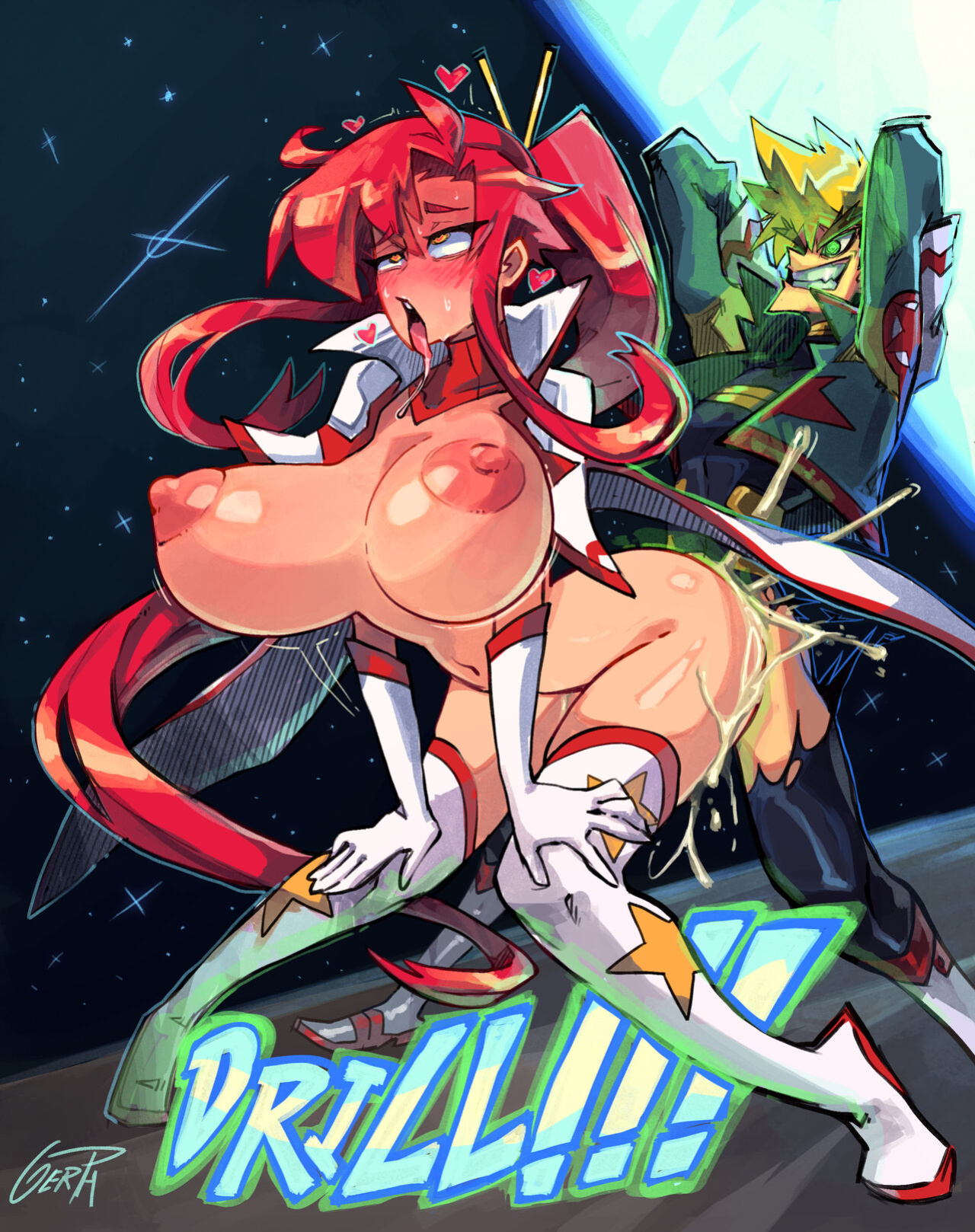 [Gerph] Yoko x Kitian: Drill Up! (Tengen Toppa Gurren Lagann)