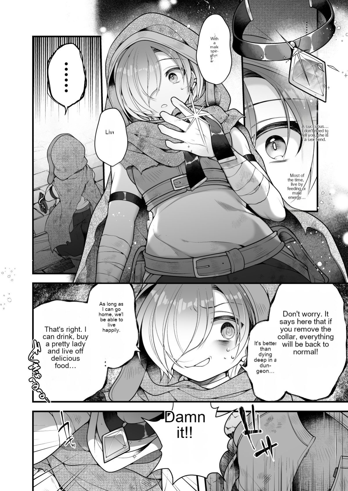 Succubus food. ~I, an adventurer, have run out of food in the labyrinth so I will return as a succubus~