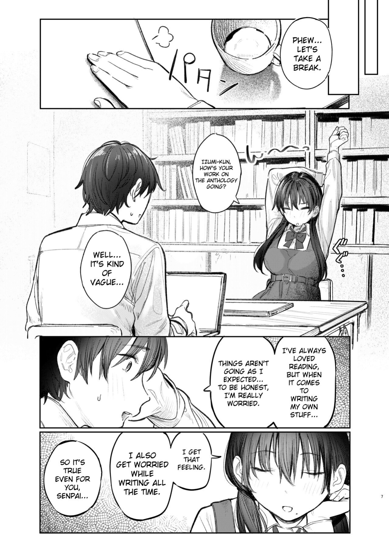 [Momojiru Teien (Momokumo)] Kunikida Senpai no Kakushigoto | Kunikida Senpai's Secret