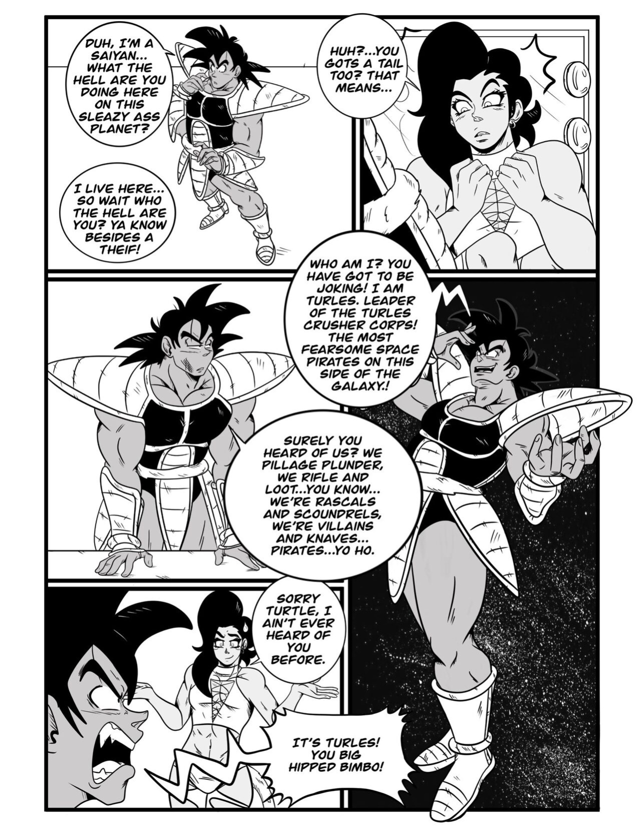 [UkeVegeta13] The Space Pirate (Dragon Ball Z)