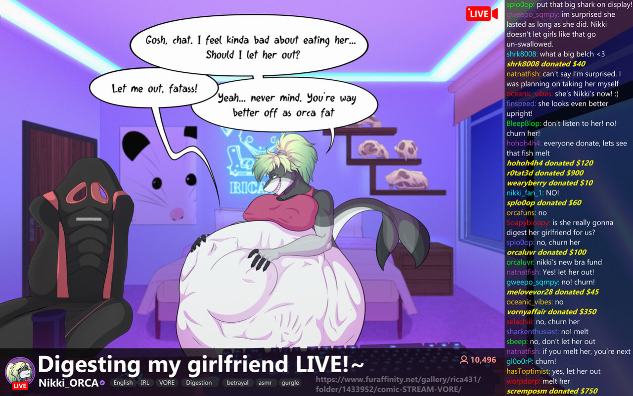 [Rica431] Stream Vore (Complete)