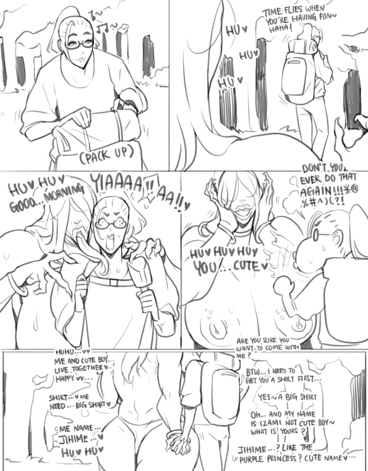[4era7] There is a Yokai Milf in the Forest!!!