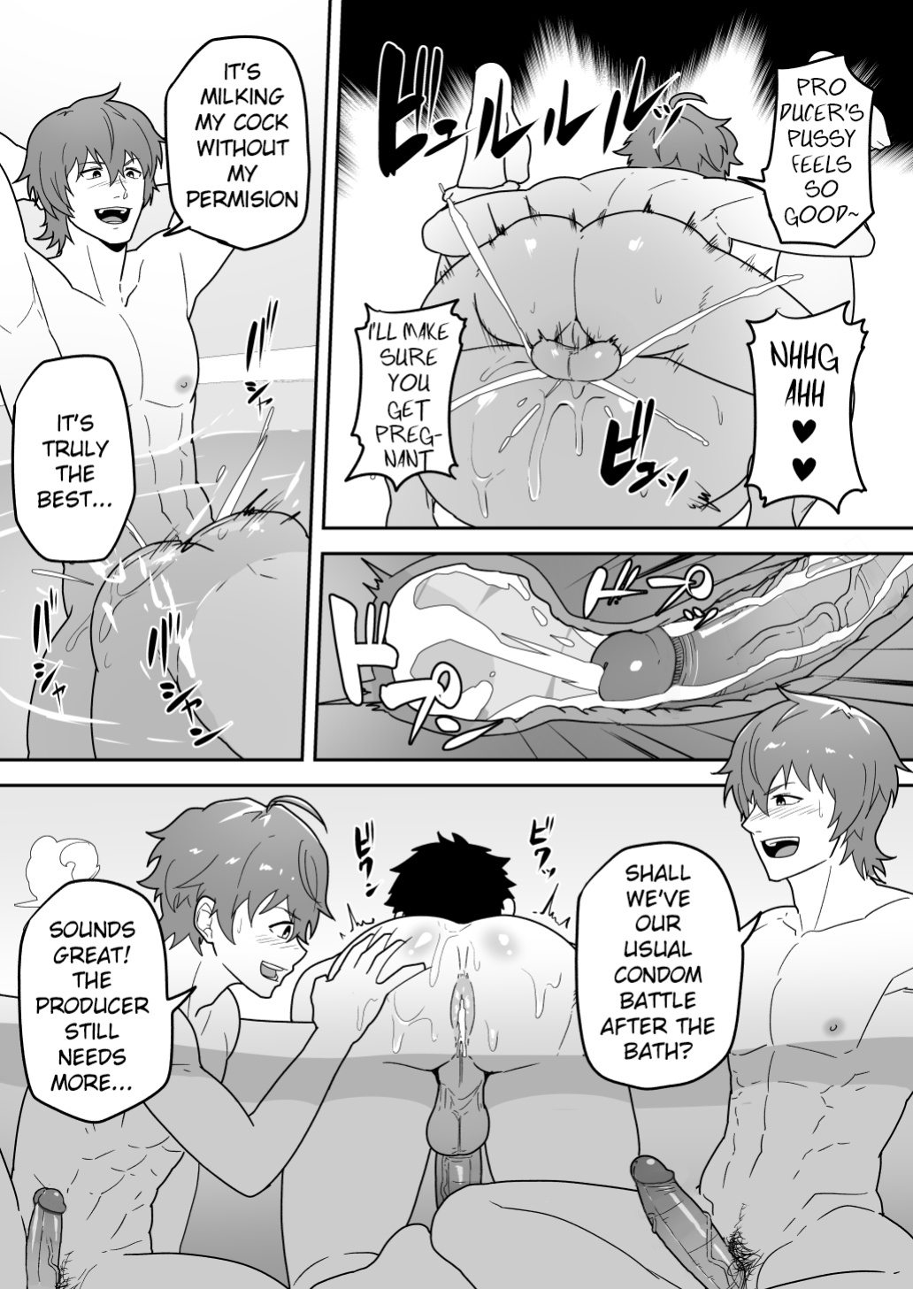 [PULIN Nabe (kakenari)] Black and White (Skeb 82-84-87-89-91-100) [ENG]