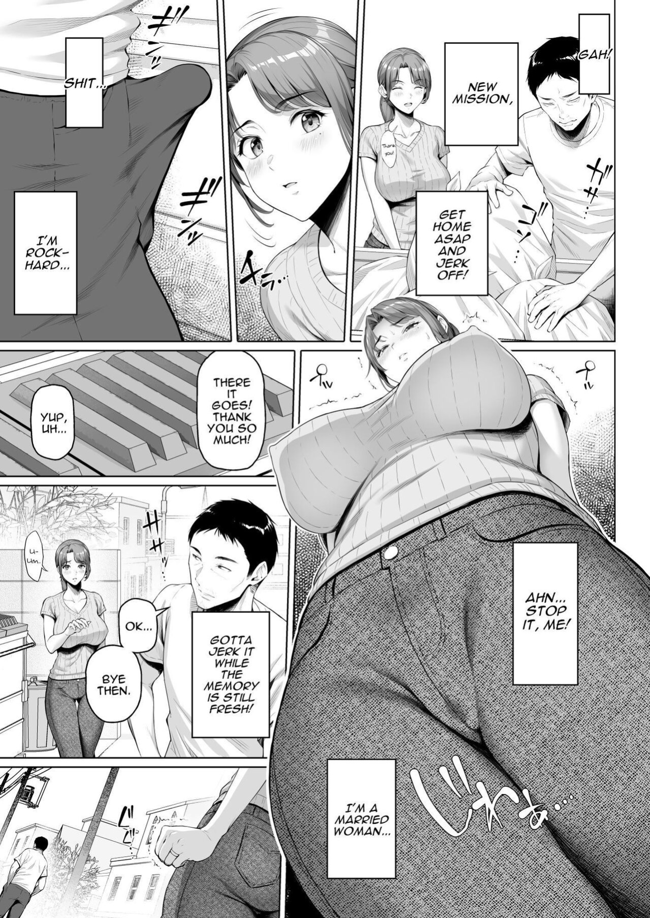 [Shirano Jin] Gokinjou-san wa Ueta Hitozuma | My Neighbor is a Hungry Milf [Darg777 Translations]