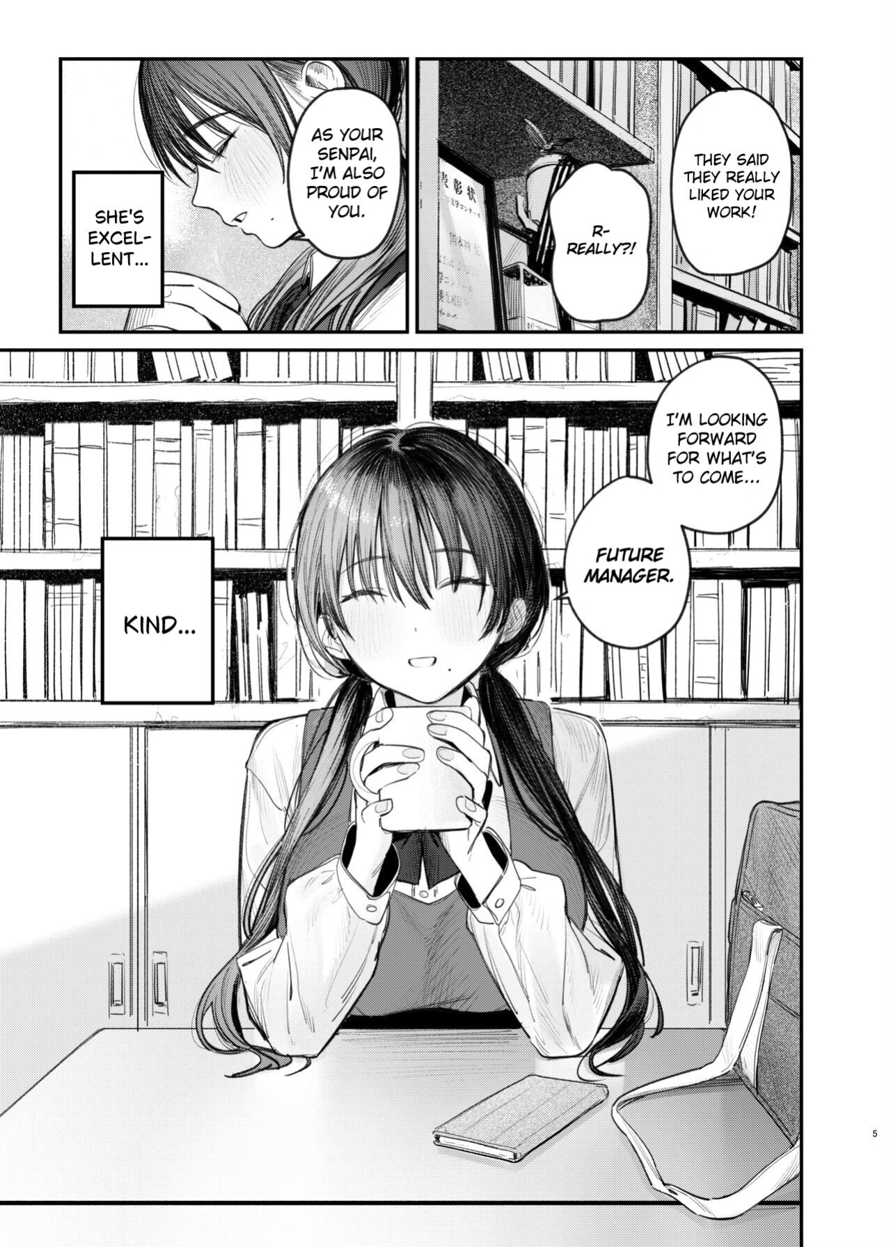 [Momojiru Teien (Momokumo)] Zoku Kunikida Senpai no Kakushigoto | Kunikida Senpai's Secret ・Continued