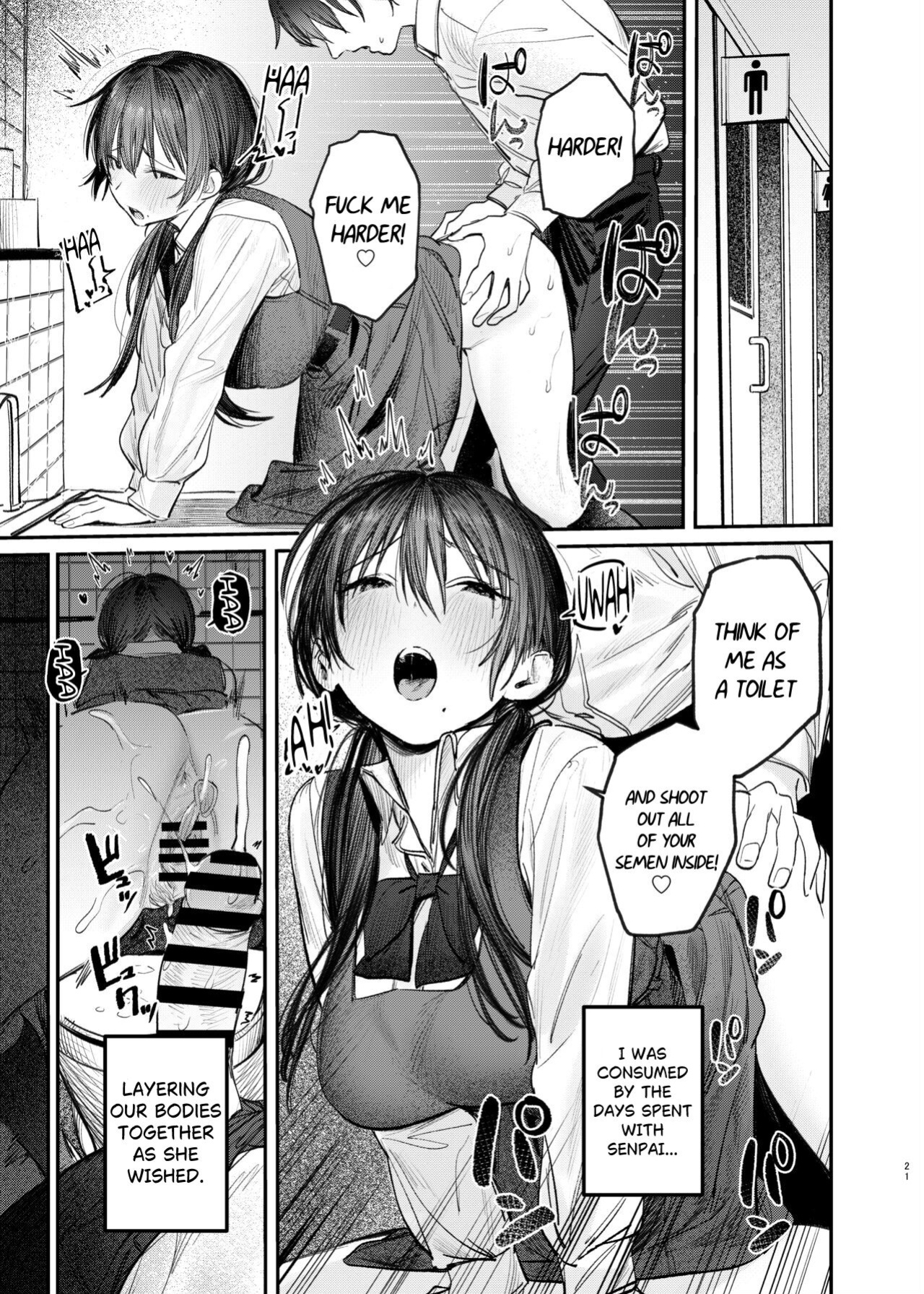 [Momojiru Teien (Momokumo)] Zoku Kunikida Senpai no Kakushigoto | Kunikida Senpai's Secret ・Continued