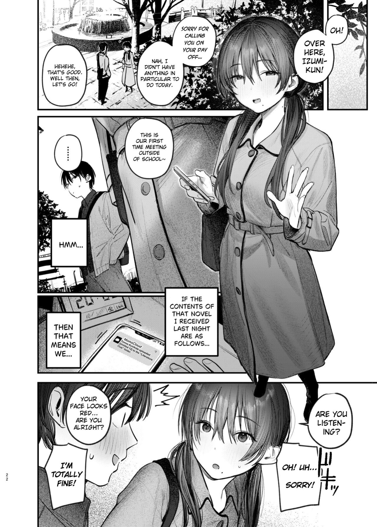 [Momojiru Teien (Momokumo)] Zoku Kunikida Senpai no Kakushigoto | Kunikida Senpai's Secret ・Continued