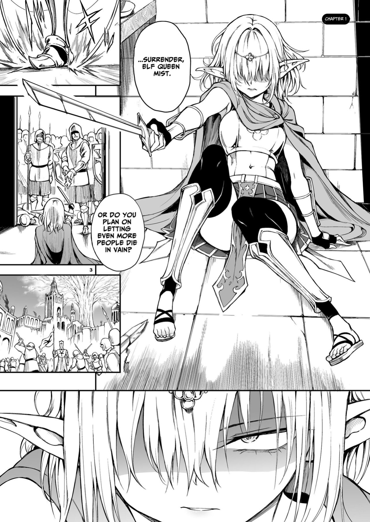 [Kyockchokyock (Kyockcho)] ELF Education. -Boukoku no Mist- | Elf Education -Mist, from the fallen country- [Benri]