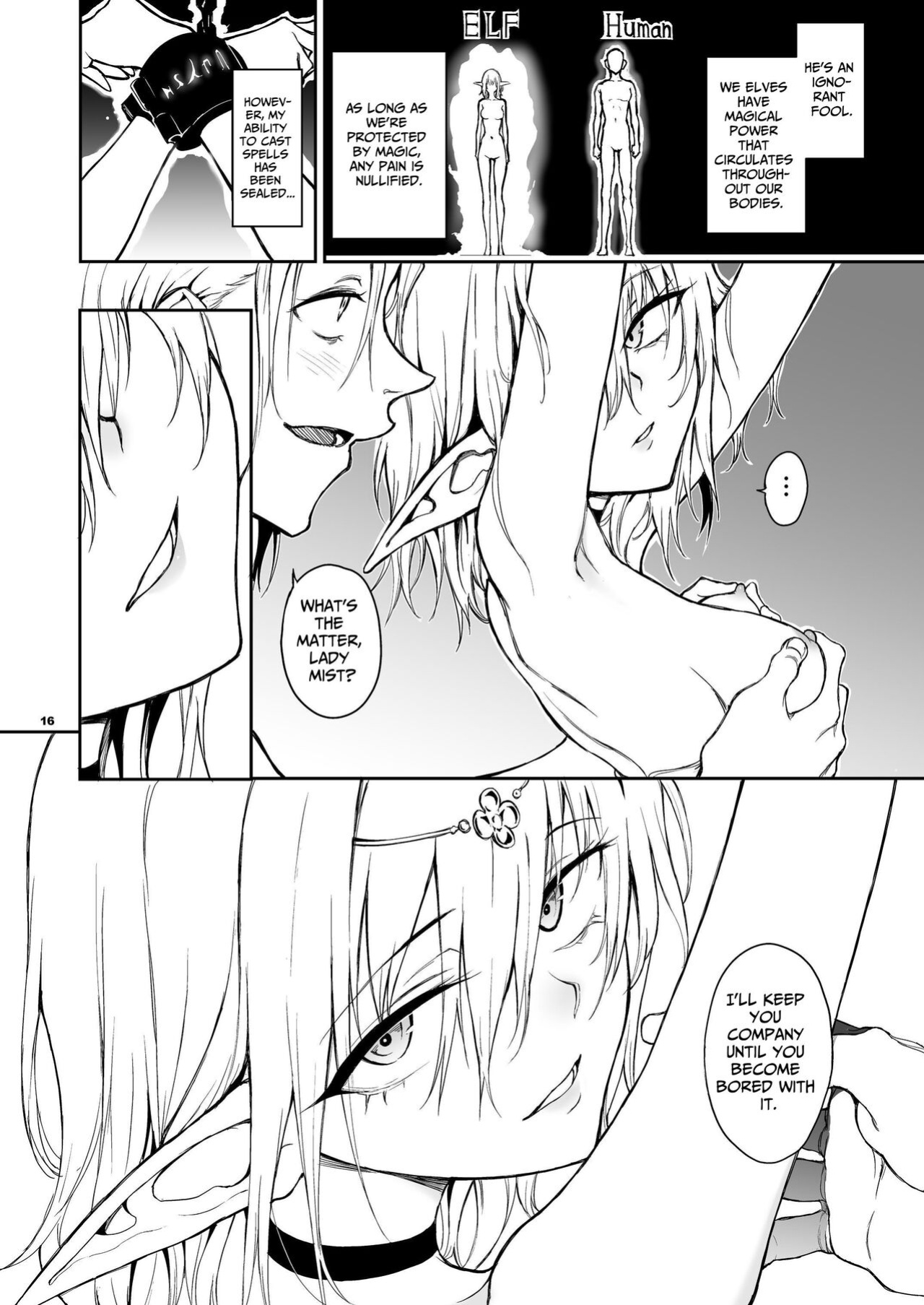[Kyockchokyock (Kyockcho)] ELF Education. -Boukoku no Mist- | Elf Education -Mist, from the fallen country- [Benri]