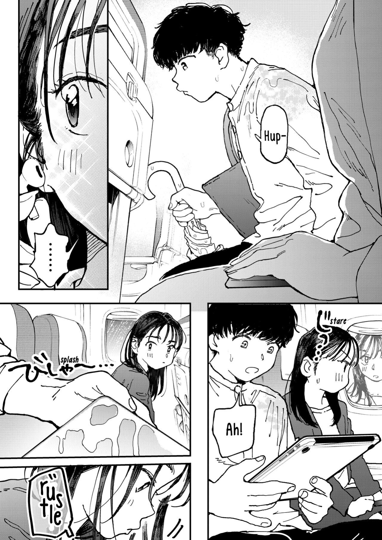 [Denbu Momo] Muramura OL-san wa Hikouki no Naka demo Seiyoku o Mitashitai | Horny OL-san, even on an Airplane, Wants To Satisfy Her Sexual Desires