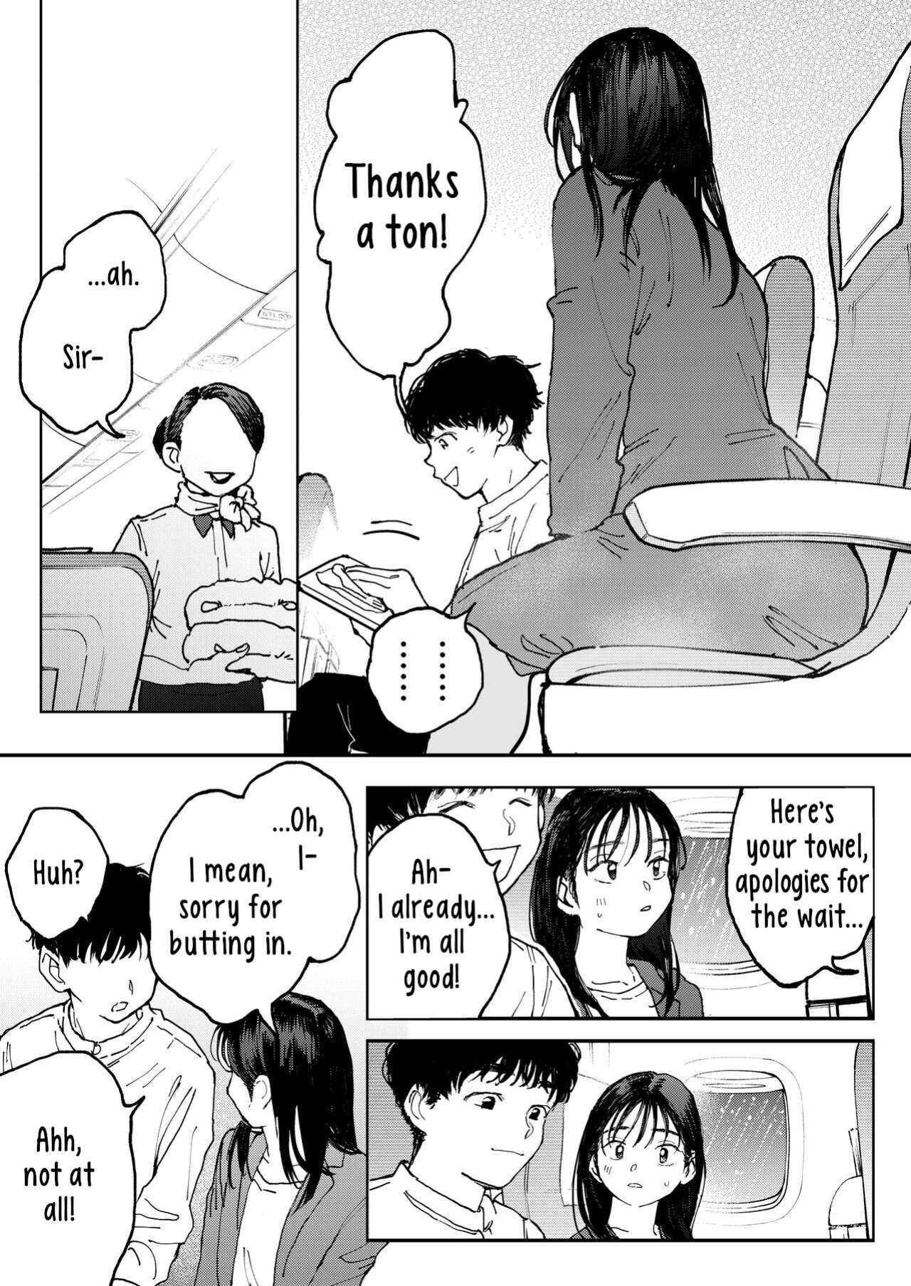 [Denbu Momo] Muramura OL-san wa Hikouki no Naka demo Seiyoku o Mitashitai | Horny OL-san, even on an Airplane, Wants To Satisfy Her Sexual Desires