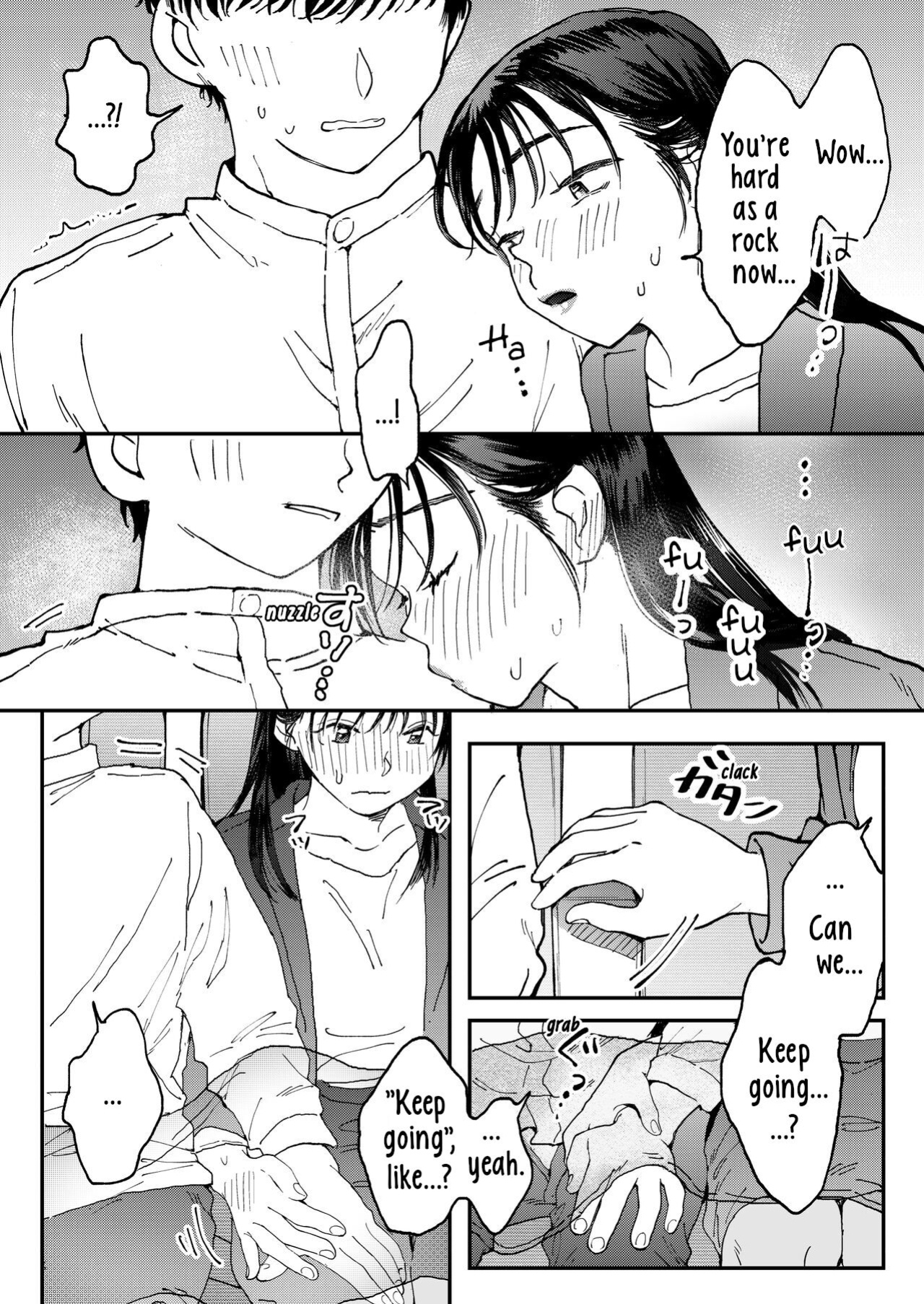 [Denbu Momo] Muramura OL-san wa Hikouki no Naka demo Seiyoku o Mitashitai | Horny OL-san, even on an Airplane, Wants To Satisfy Her Sexual Desires