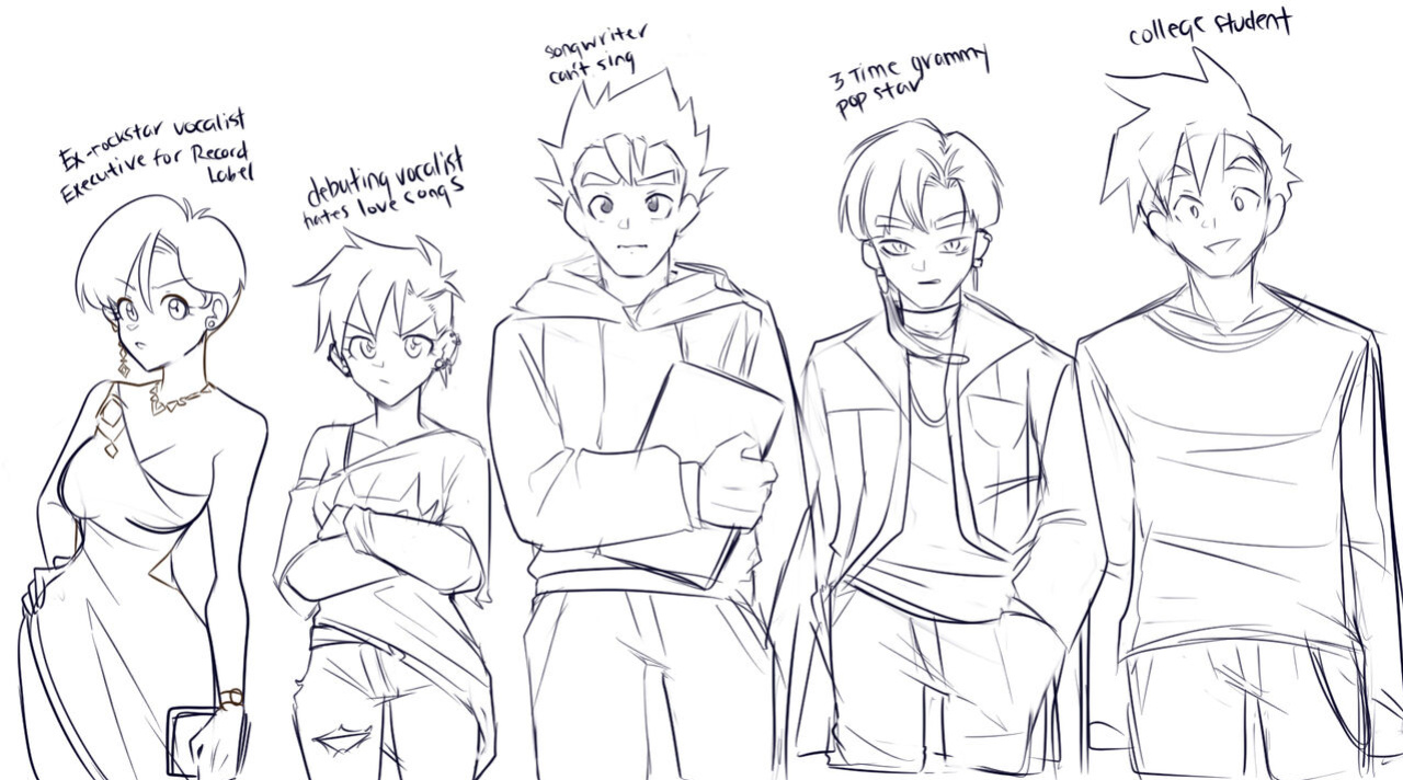 [Puffphox] Sketches (Dragon Ball Z)
