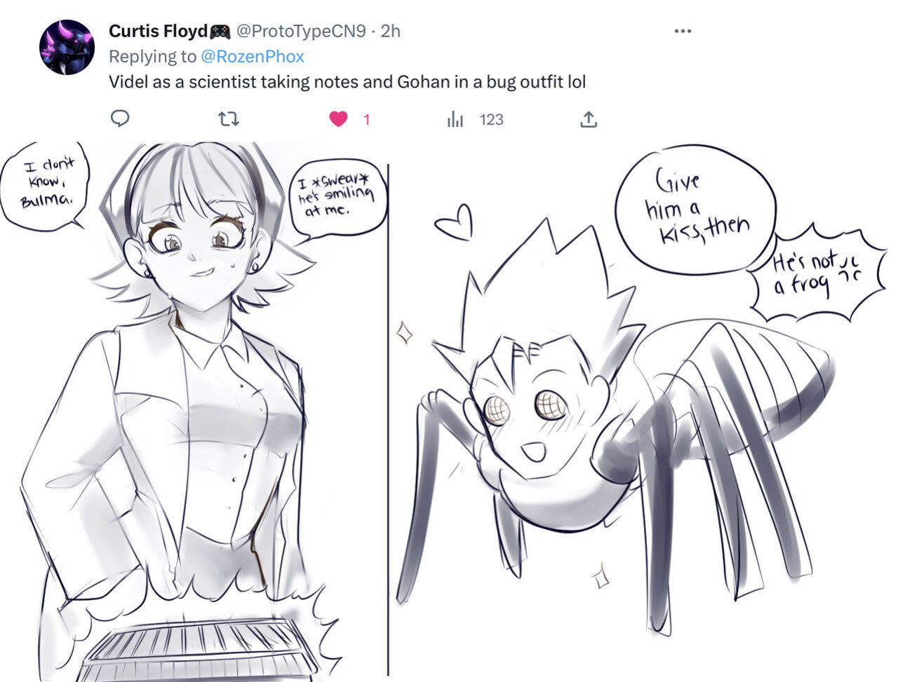 [Puffphox] Sketches (Dragon Ball Z)