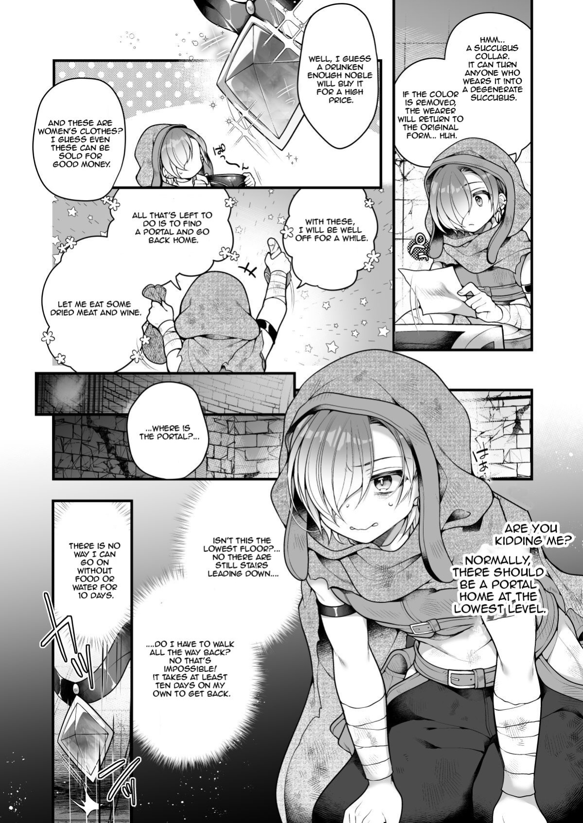 [Ue ni Aru Mikan (Reitou Mikan)] Succubus Shoku. ~Boukensha Ore, Meikyuu de Shokuryou ga Tsukita node Succubus ni Natte Kikan Shimasu~ | I, an Adventurer ran out of food in the dungeon, so I turned into a Succubus.