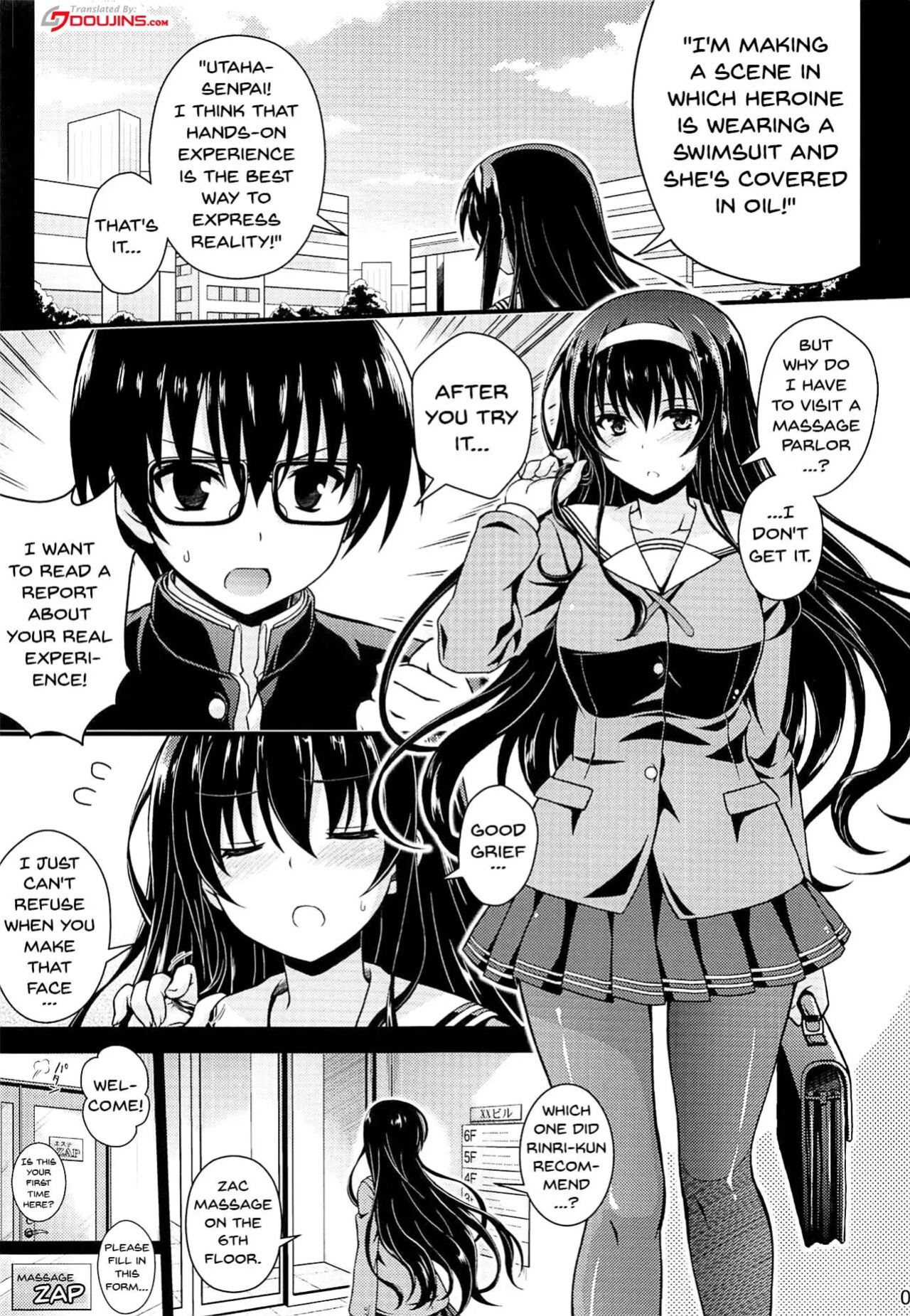 (COMIC1☆11) [Yumeya Honpo (Mukeikaku)] Honmono no Yukue (Saenai Heroine no Sodatekata)