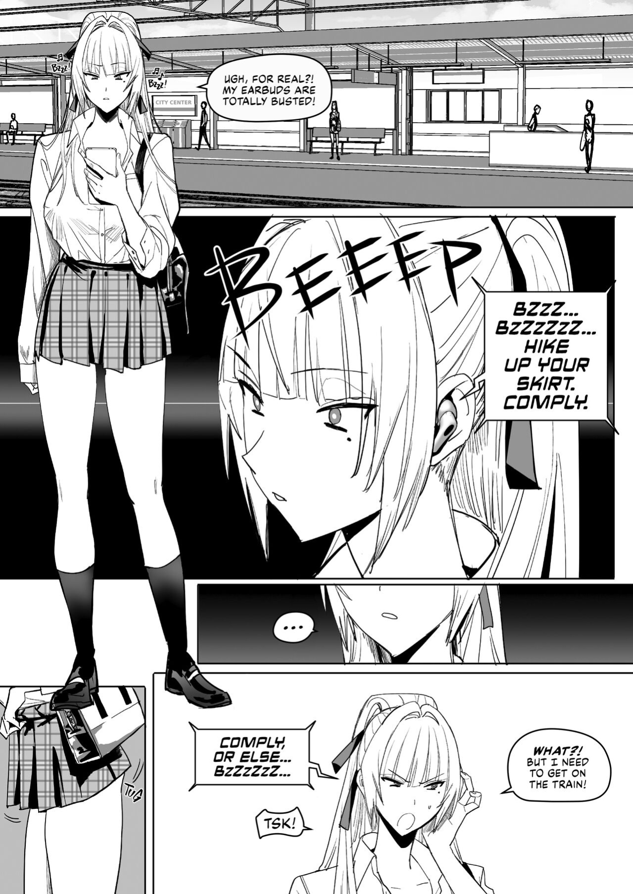 [Kokusan JK (Velzhe)] Zettai Meirei | Comply [Fap It Scans]