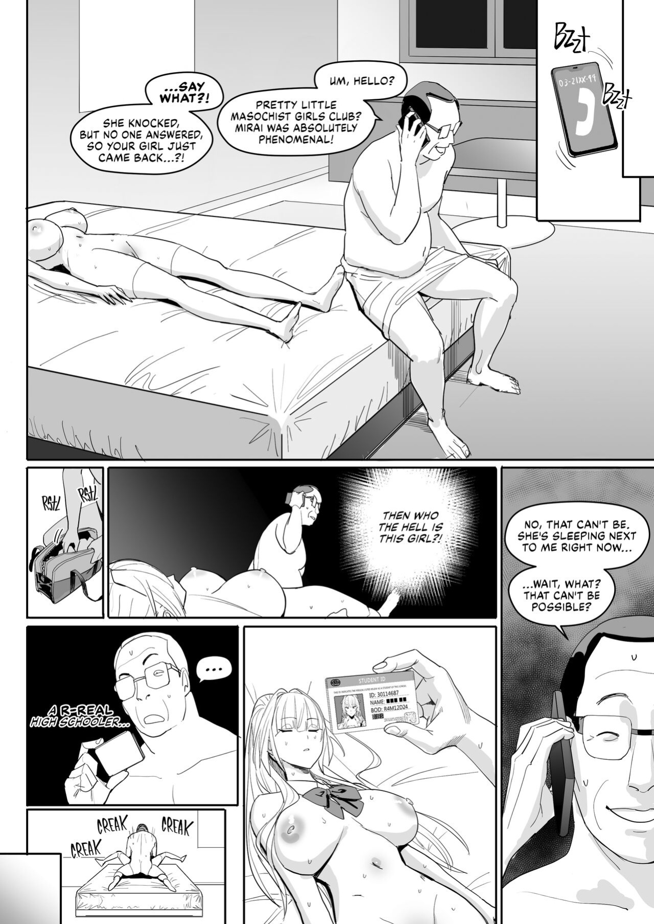 [Kokusan JK (Velzhe)] Zettai Meirei | Comply [Fap It Scans]