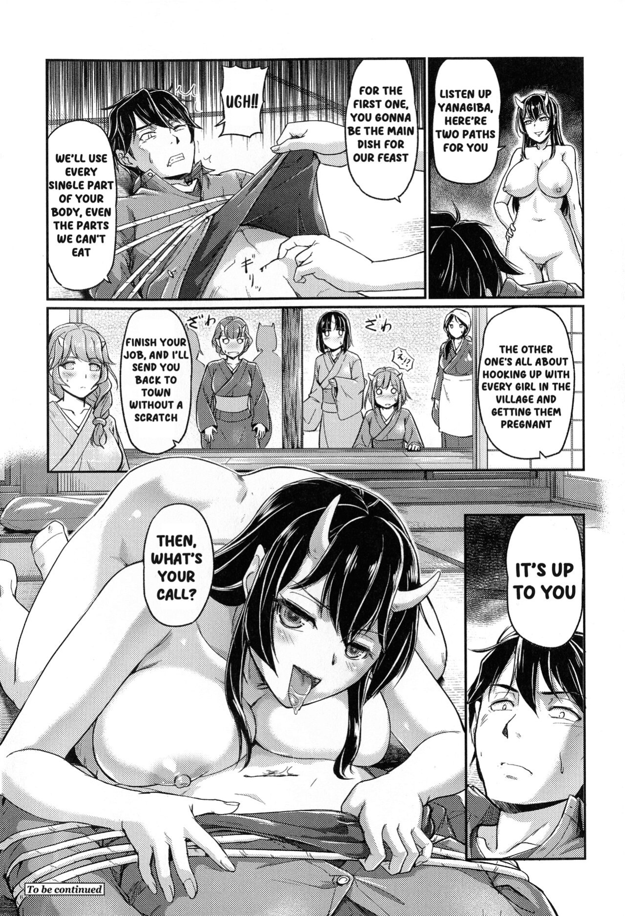 [Urase Shioji] Oni Harame Kijo Mura ni Mayoikonda Otoko no Hanashi Ch. 1 (COMIC Reboot Vol. 02) [ENGLISH]