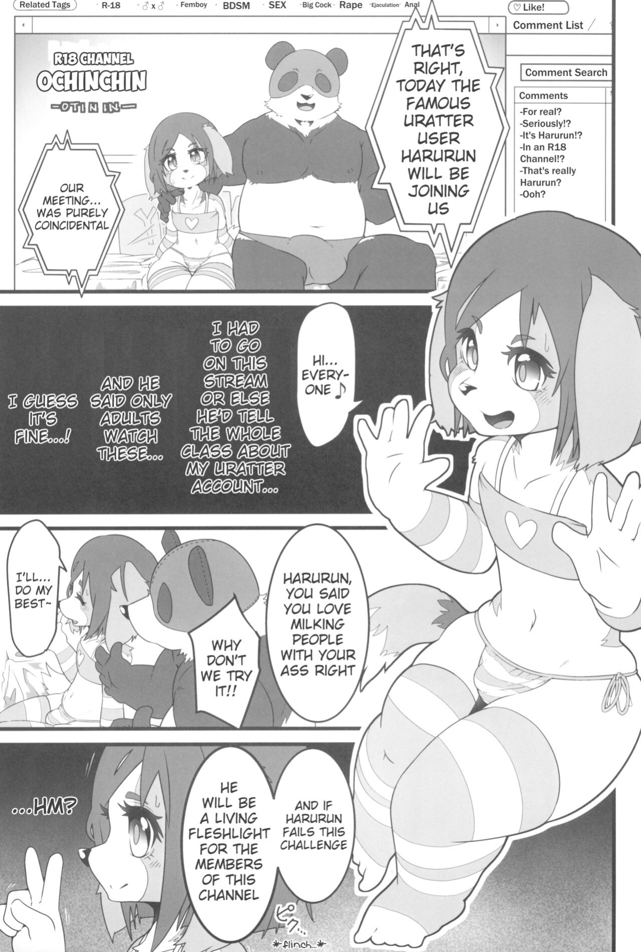 (C104) [Mayoineko (Enryo)] My Secret NSFW ***tter Account has been Found! (Kemo Otokonoko Lovers 2024) [Benjiboyo]