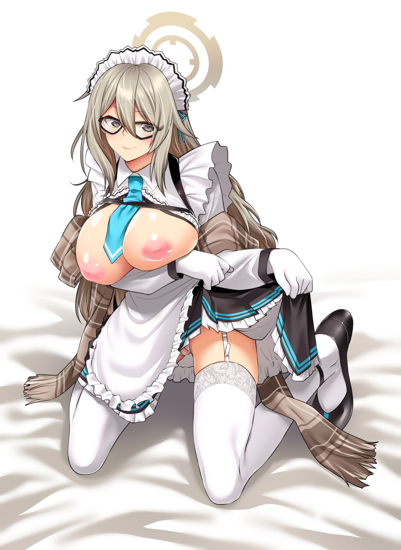 [CRIMSON GROUND (Miyashiro Sousuke)] Inbi ni Gohoushi Itashimasu (Blue Archive) [Tea Party Scans]