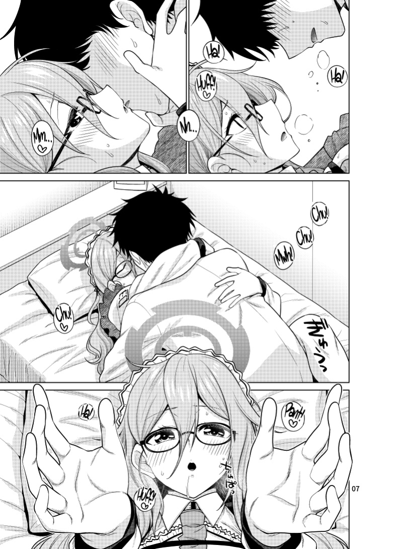[CRIMSON GROUND (Miyashiro Sousuke)] Inbi ni Gohoushi Itashimasu (Blue Archive) [Tea Party Scans]