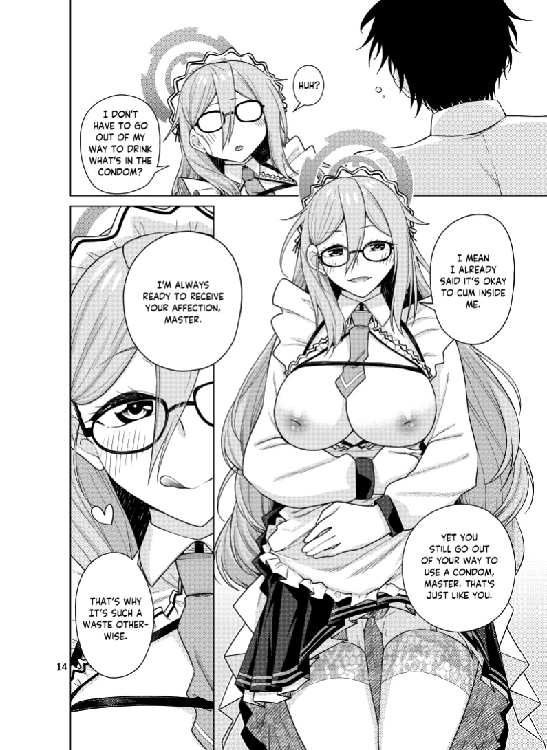 [CRIMSON GROUND (Miyashiro Sousuke)] Inbi ni Gohoushi Itashimasu (Blue Archive) [Tea Party Scans]