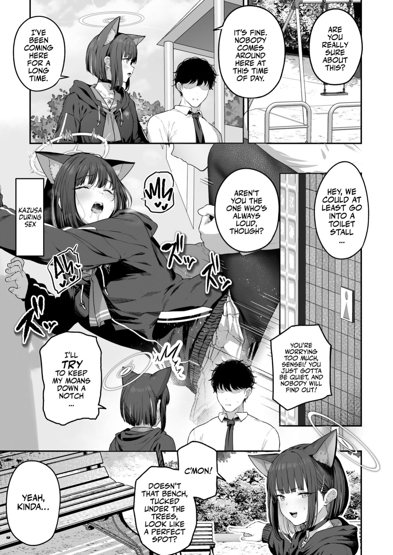 [Horumon Curry (Tobimura)] Tokoton Yacchau Kyouyama Kazusa | Kyouyama Kazusa Wants to Bang! (Blue Archive) [Team Rabu2]