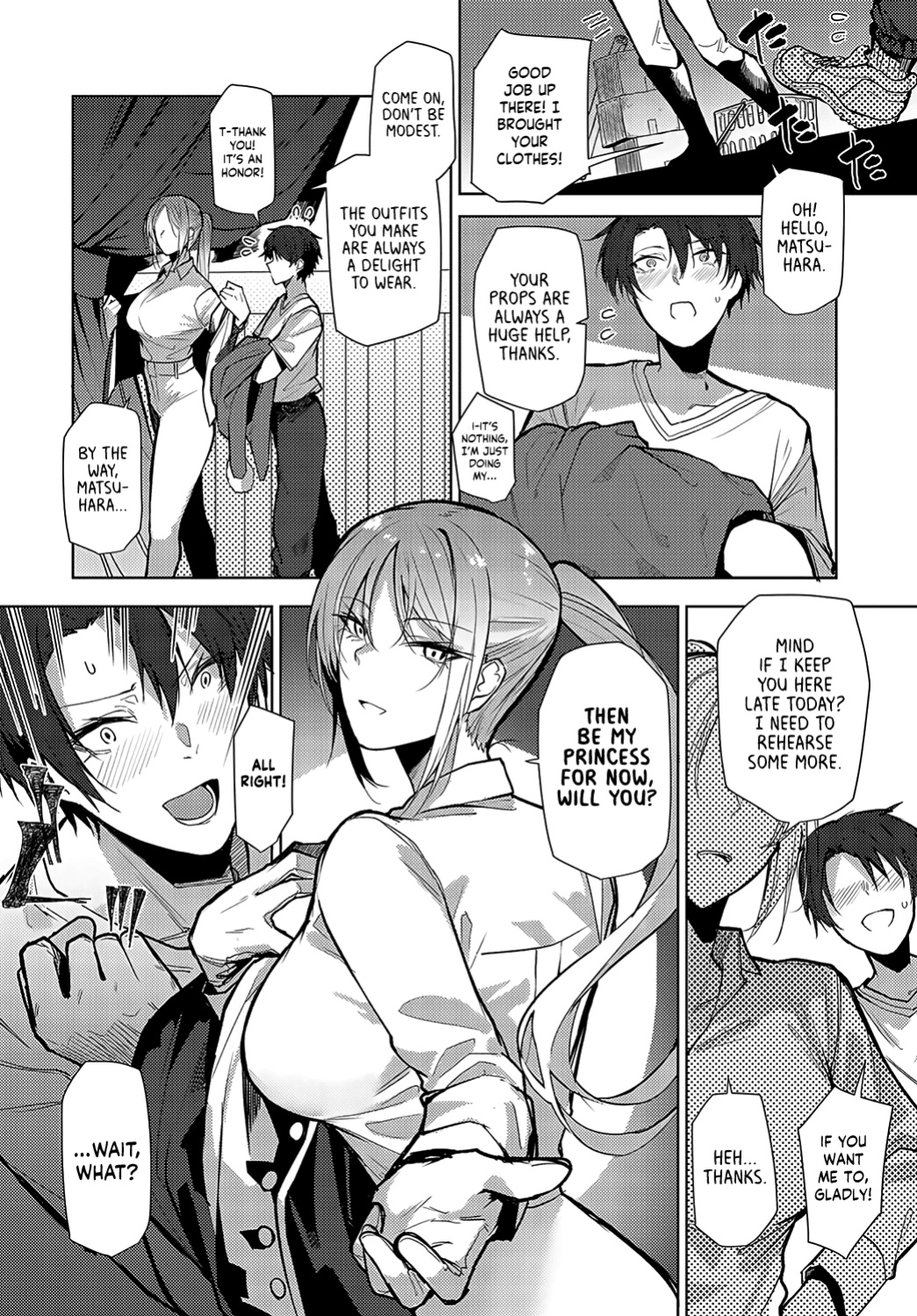 [Okyou] Backstage LOVE (COMIC Anthurium 2024-02) [Shiromaru]