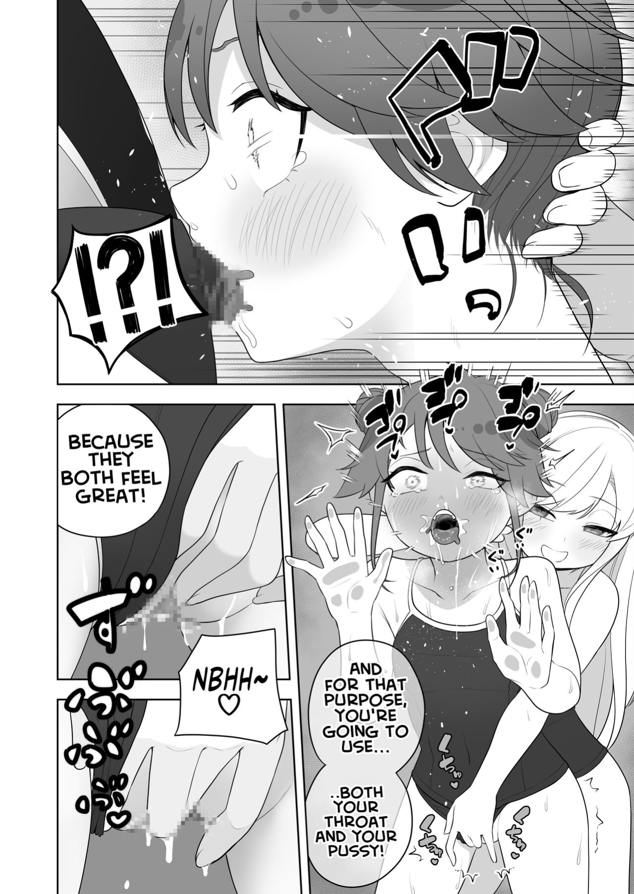 [Amuai Okashi Seisakusho (Ochita Ato Daisuki Samurai, Ahoge Kinoko)] Kyousei Gimukyouiku! TS Ecchi na Onnanoko Kunrenkou! 2 | Correction and Duty Education! Training School for Lewd TS Girls! 2 [GTF]