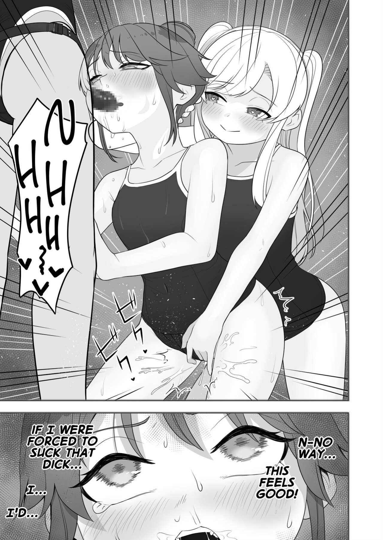 [Amuai Okashi Seisakusho (Ochita Ato Daisuki Samurai, Ahoge Kinoko)] Kyousei Gimukyouiku! TS Ecchi na Onnanoko Kunrenkou! 2 | Correction and Duty Education! Training School for Lewd TS Girls! 2 [GTF]