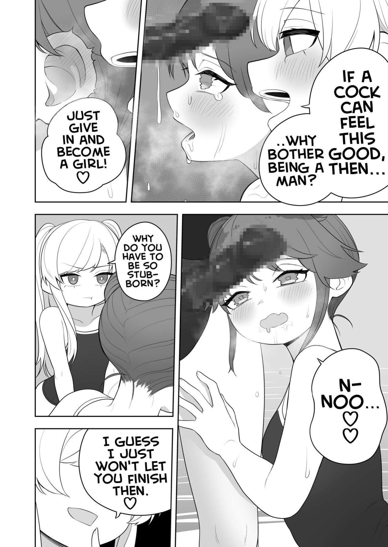 [Amuai Okashi Seisakusho (Ochita Ato Daisuki Samurai, Ahoge Kinoko)] Kyousei Gimukyouiku! TS Ecchi na Onnanoko Kunrenkou! 2 | Correction and Duty Education! Training School for Lewd TS Girls! 2 [GTF]
