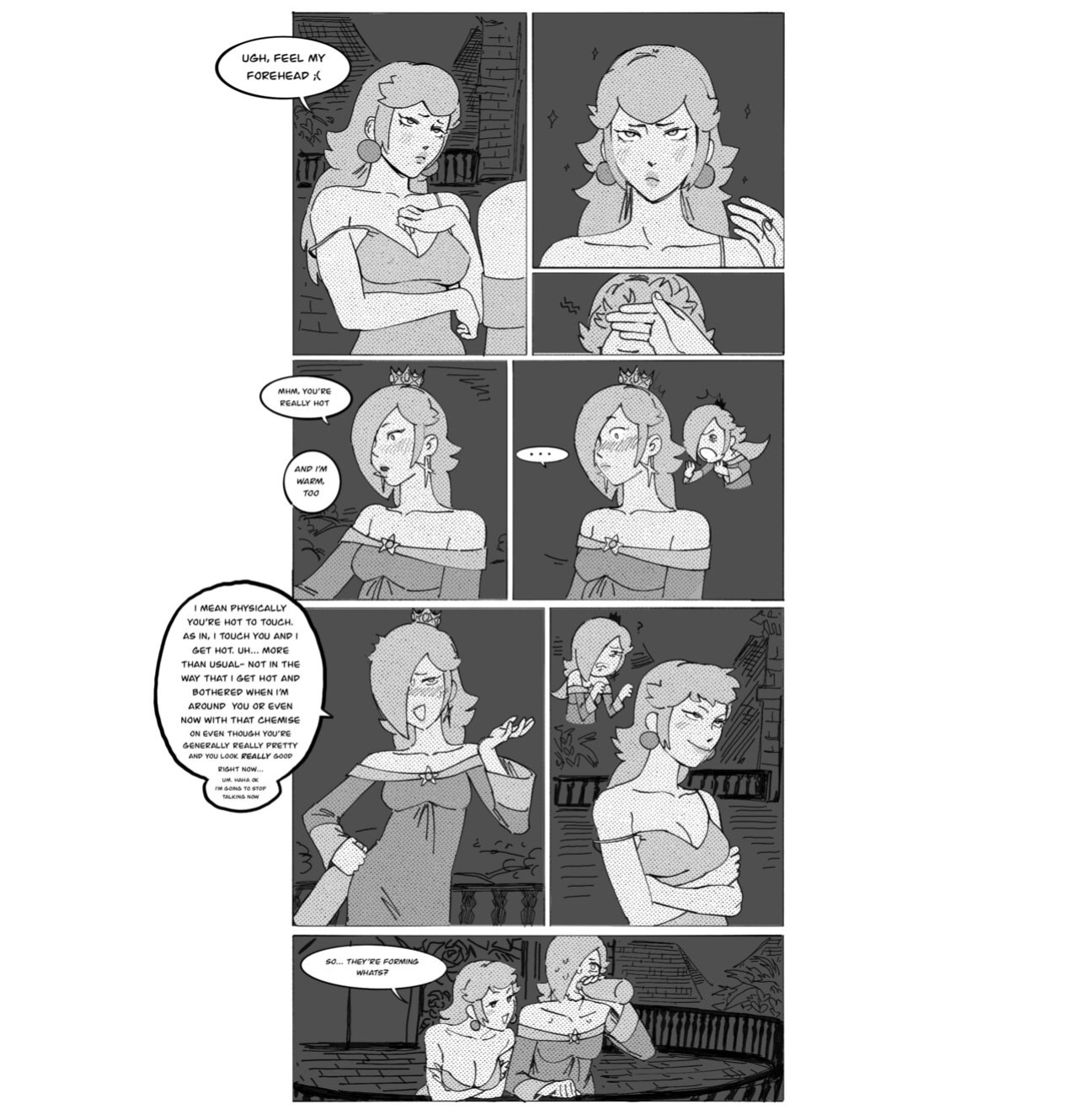 [Scubaby] Rosalina x Peach (Super Mario Bros.)