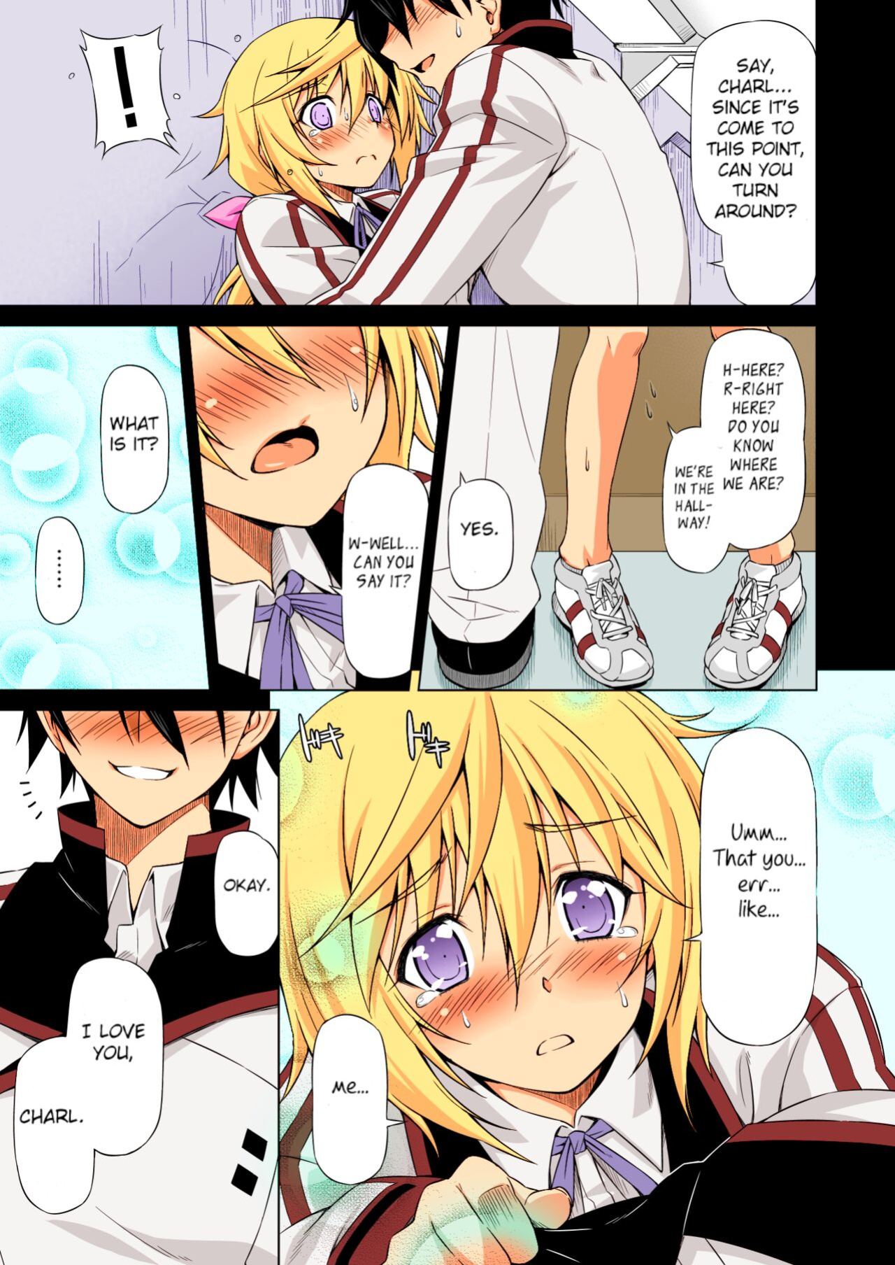 [ACID EATERS (Kazuma Muramasa)] Oshinobe!! Charlotte | You're Growing Bigger, Charlotte! (IS <Infinite Stratos>) [Rapid Switch] [Colorised]