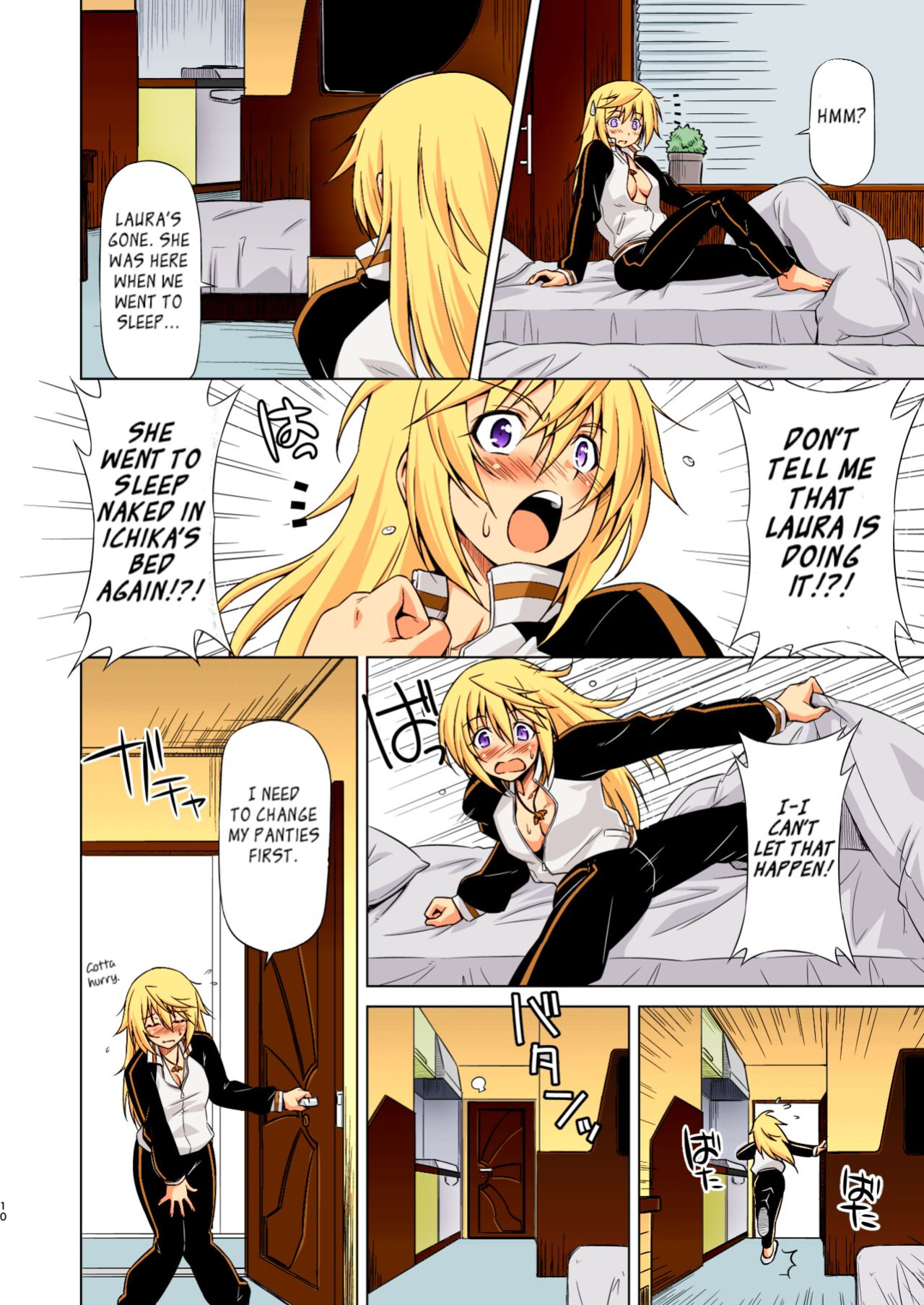 [ACID EATERS (Kazuma Muramasa)] Oshinobe!! Charlotte | You're Growing Bigger, Charlotte! (IS <Infinite Stratos>) [Rapid Switch] [Colorised]