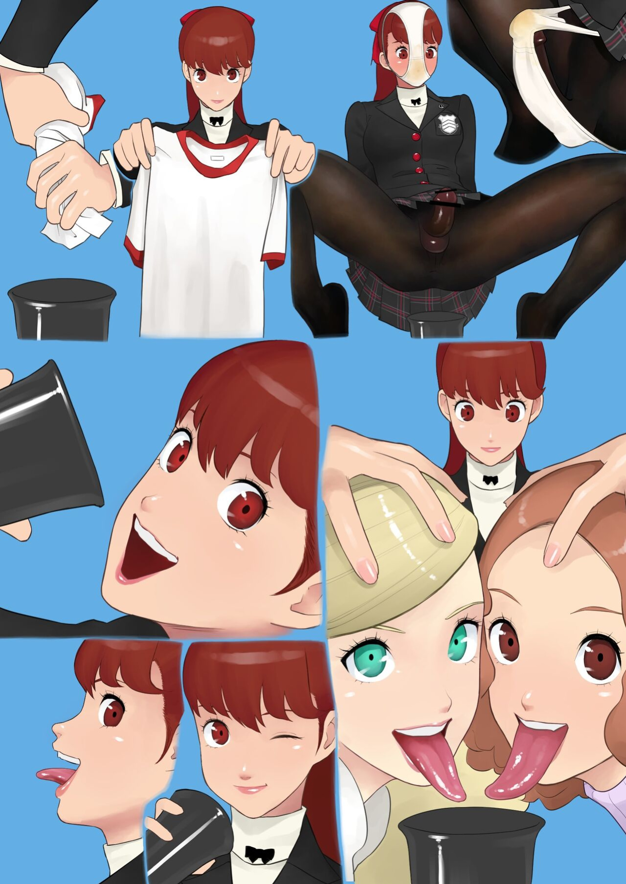 [Koukou Punch] Nazo no Palace de Hirogeraresu Kyouen (Persona 5)