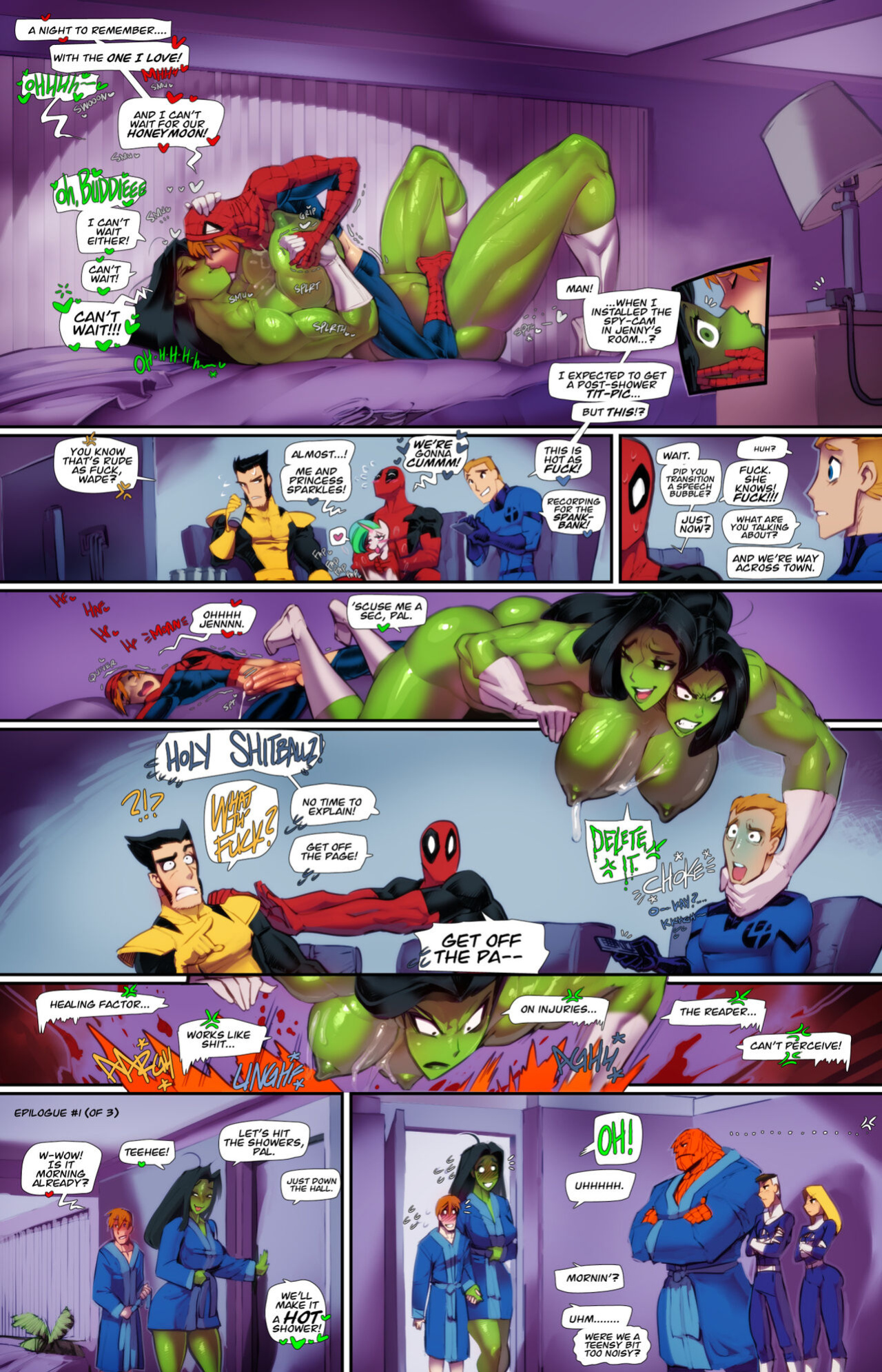 (Fred Perry) - Spidey and She-Hulk: Are Noisy Neighboors(Marvel)
