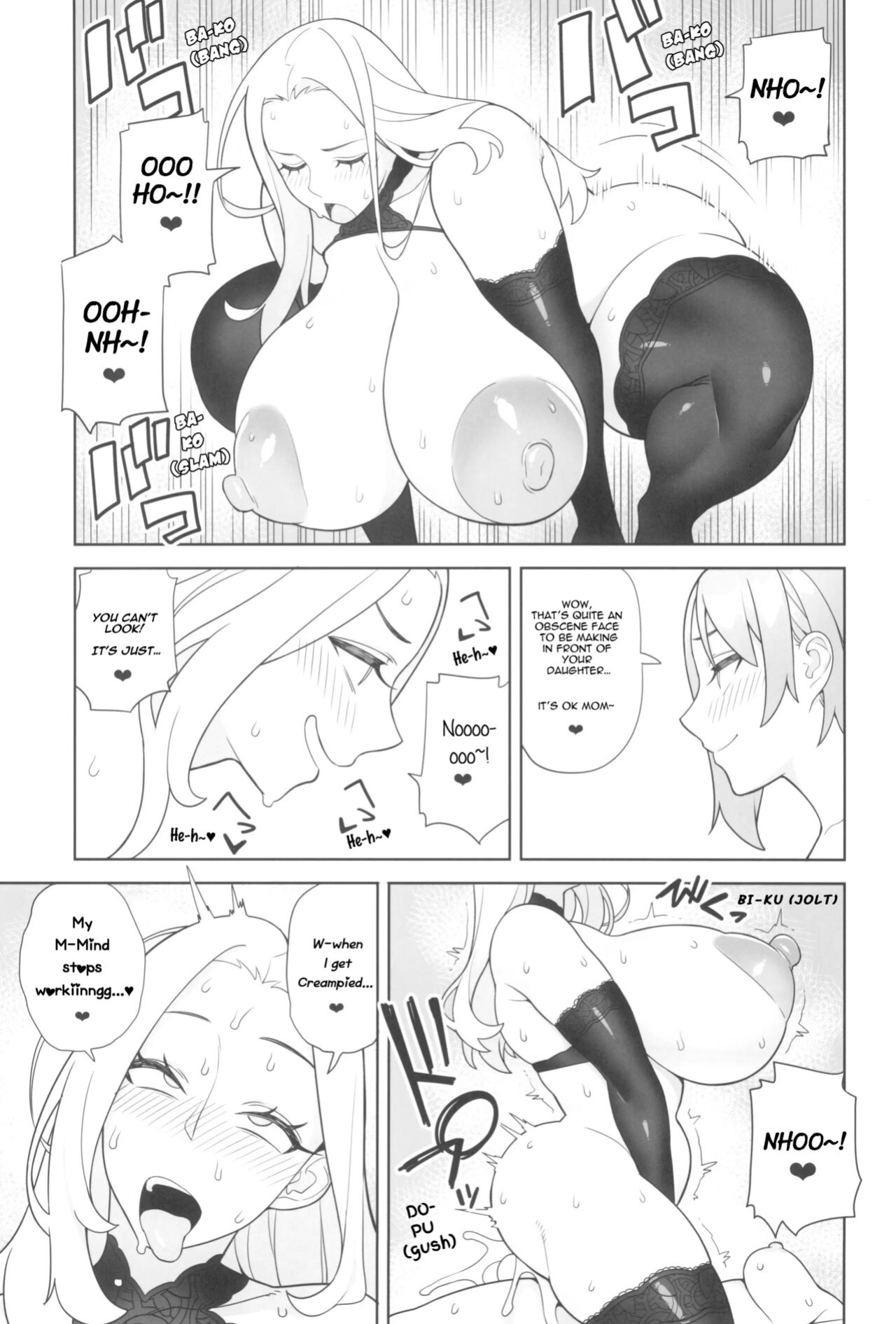 (Futaket 32) [Sangeriya (Hidarikiki)] Tomodachi to Sono Haha Oya ni Semarareru Hanashi 2 | A Story about a Friend and Her Mother Coming on to Me 2