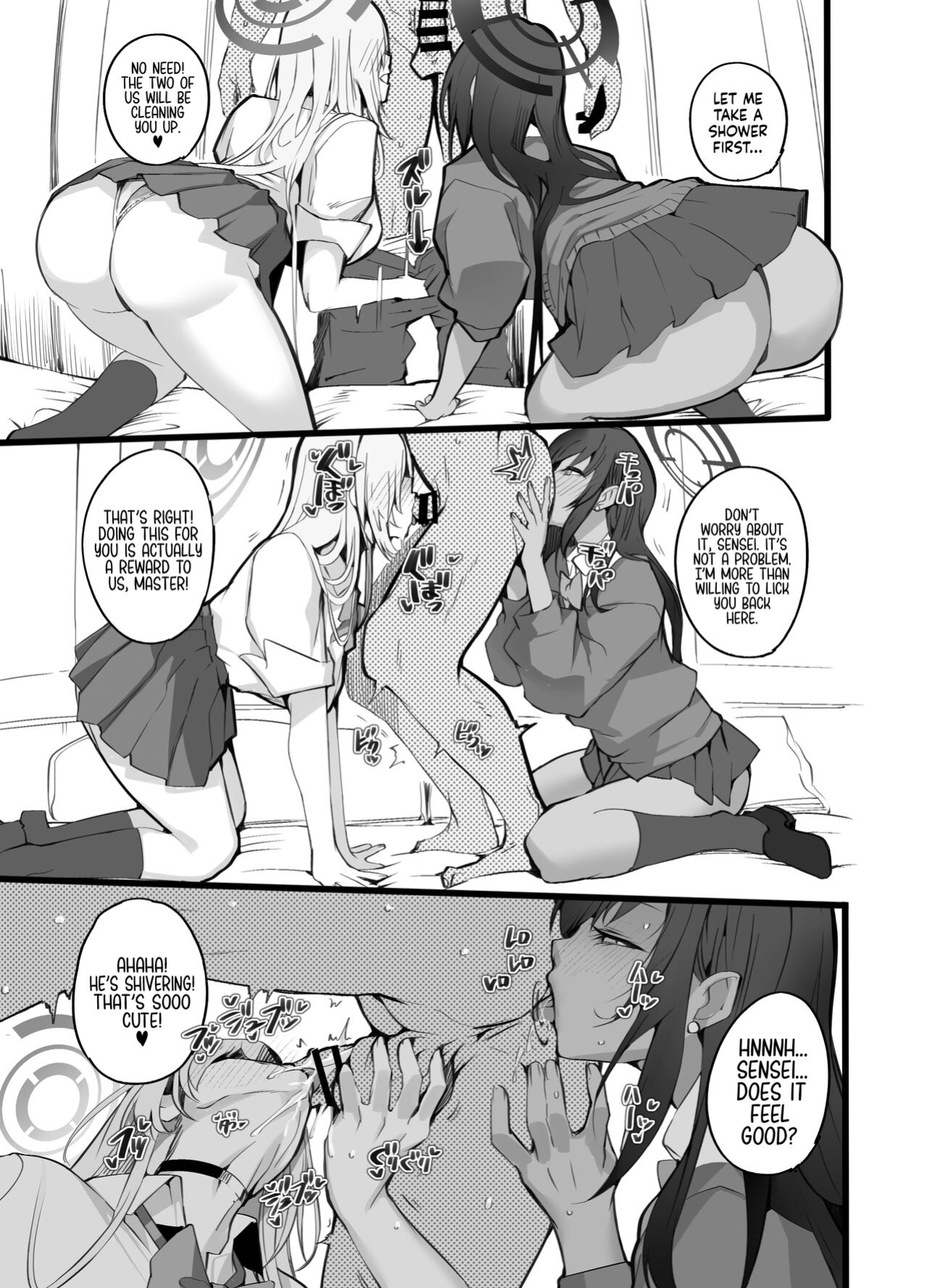 [Armadillo (Renji)] Tamari ni Tamatta Seiyoku Uketomemasu Sensei no Koto ga Daisukidakara... Seishori Schedule Go-Youi Shimashita❤ 1 | I’ll Handle Your Pent-Up Lust! Sensei! We Really Love You, So... We’ve Come Up With A Way To... Relieve You❤ 1 (Blue Arc