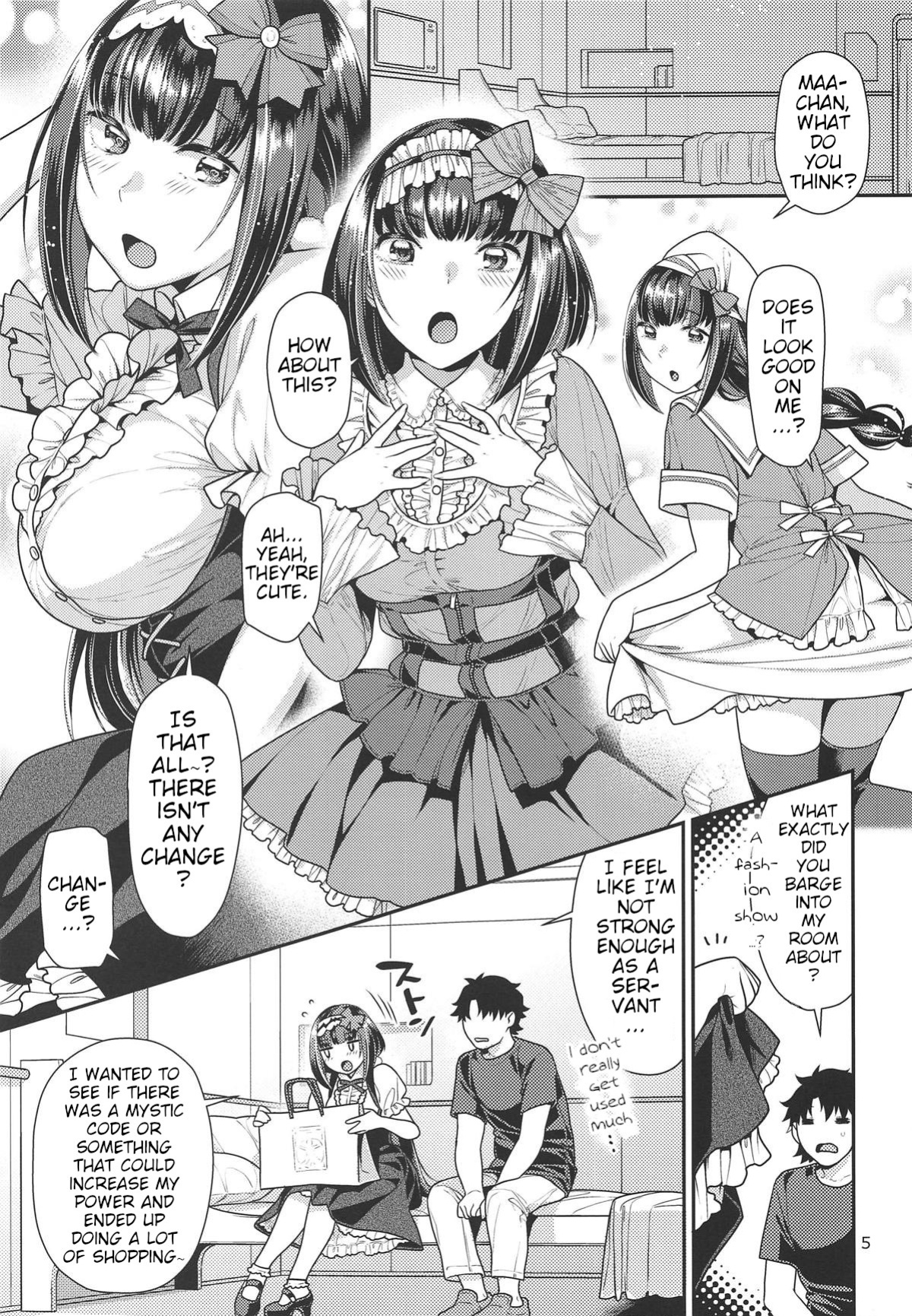 (C96) [Nekomataya (Nekomata Naomi)] Himeyaka na Hime no Omeshikae | Hime's Secret Wardrobe Change (Fate/Grand Order)