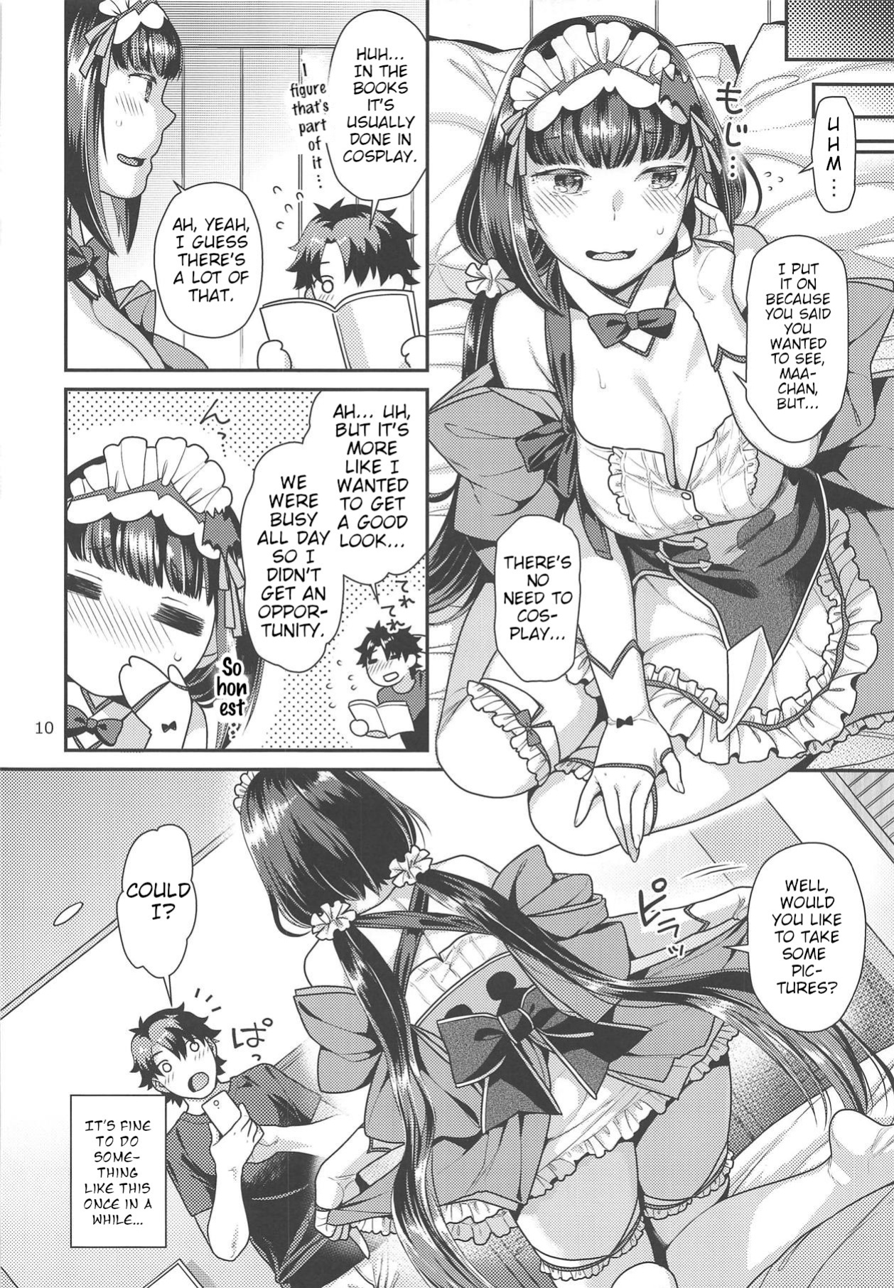 (COMIC1☆15) [Nekomataya (Nekomata Naomi)] Maid Cos Osakabehime to Off-Pako Suru Hon | Having Off-Pako With Maid Cos Osakabehime Book (Fate/Grand Order)